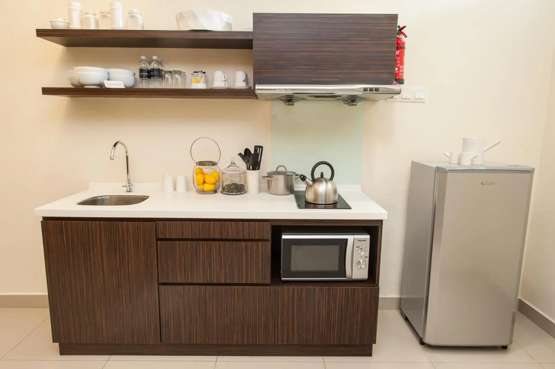 Kitchen or kitchenette in Fahrenheit Suites Bukit Bintang, Kuala Lumpur