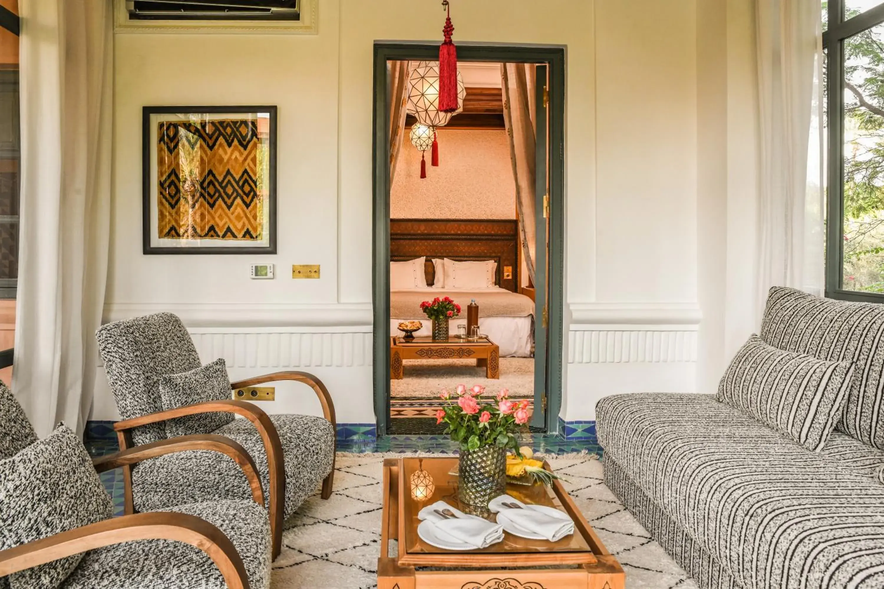 Living room, Seating Area in Dar Rhizlane, Palais Table d'hôtes & SPA