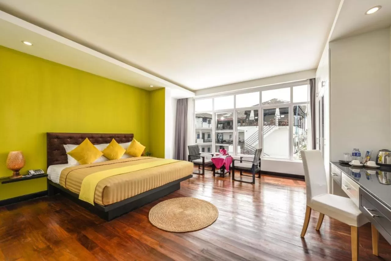 Bed in Flex Urban Family Villa Hotel