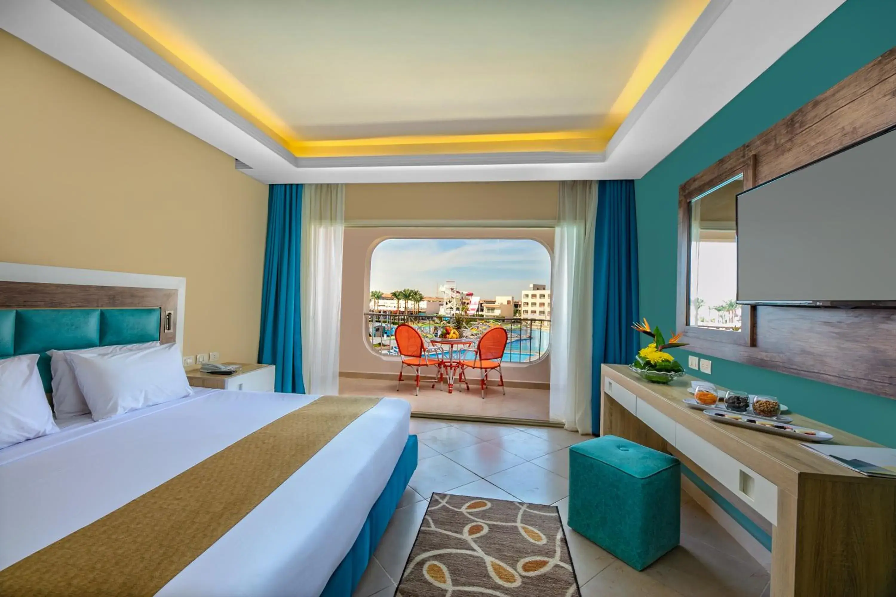 Property building, Bed in Titanic Resort Aqua Park