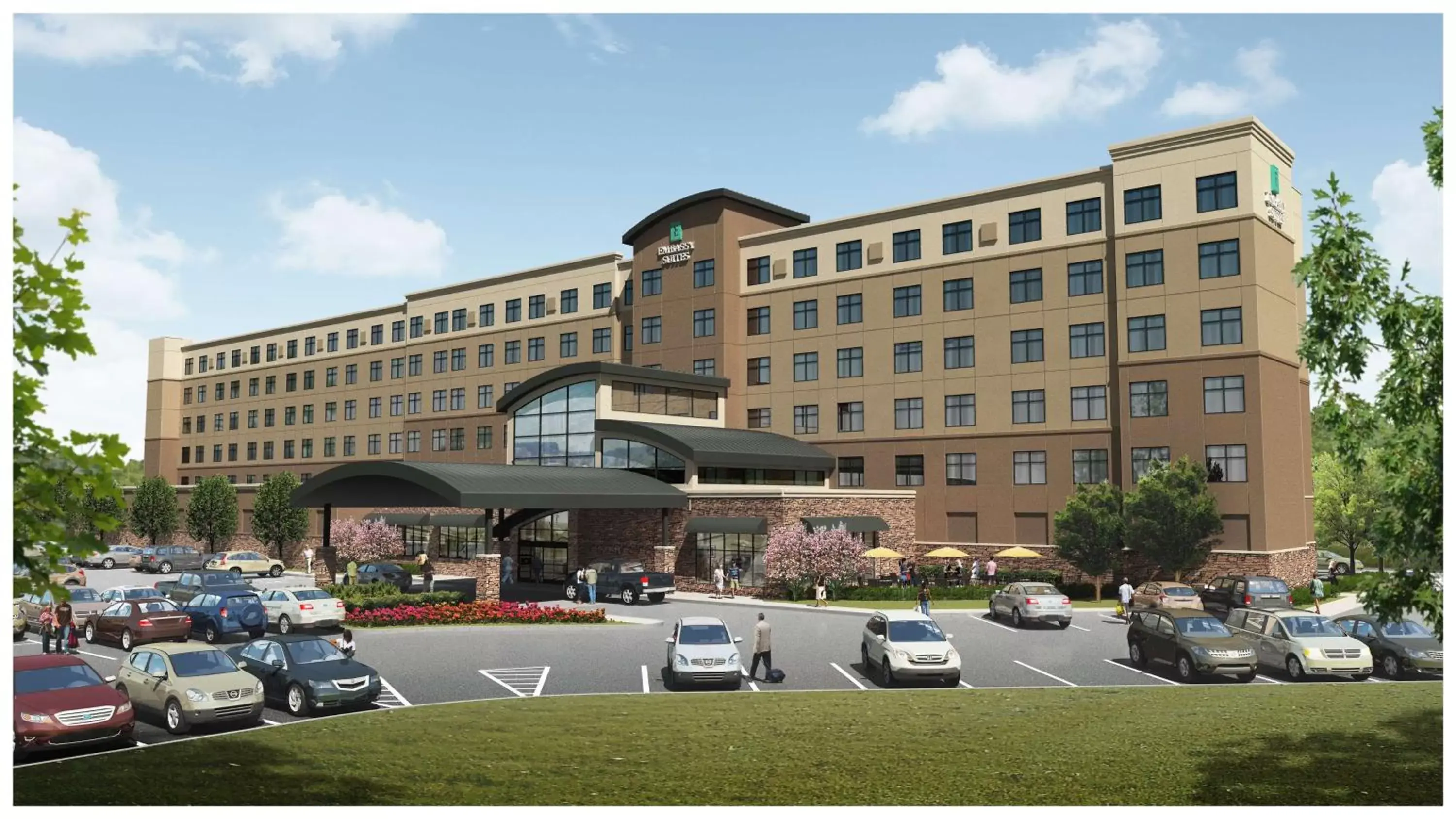 Property Building in Embassy Suites by Hilton Akron Canton Airport