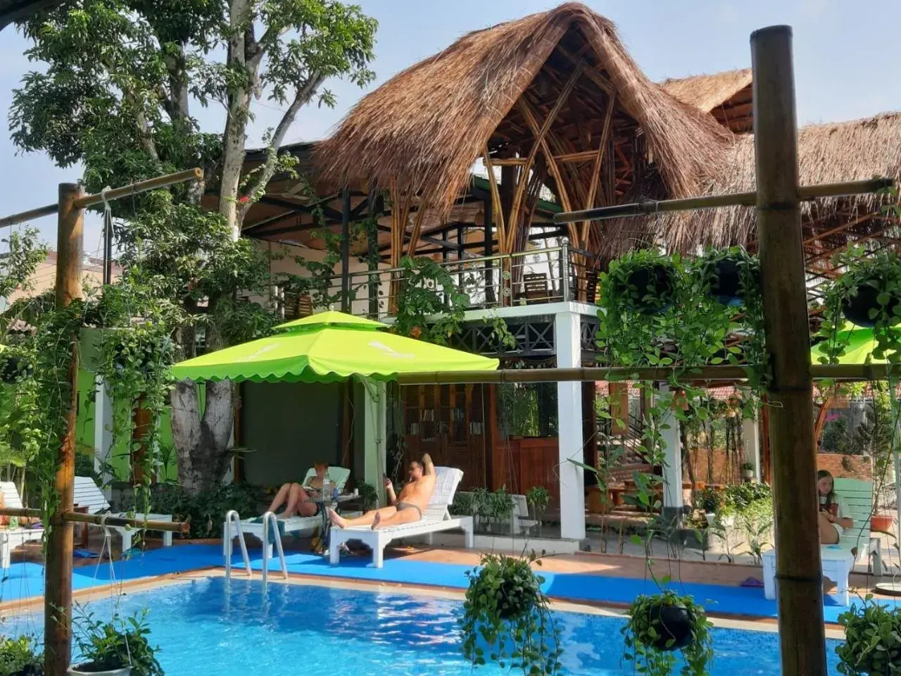Property building, Swimming Pool in Bamboo Resort Phu Quoc