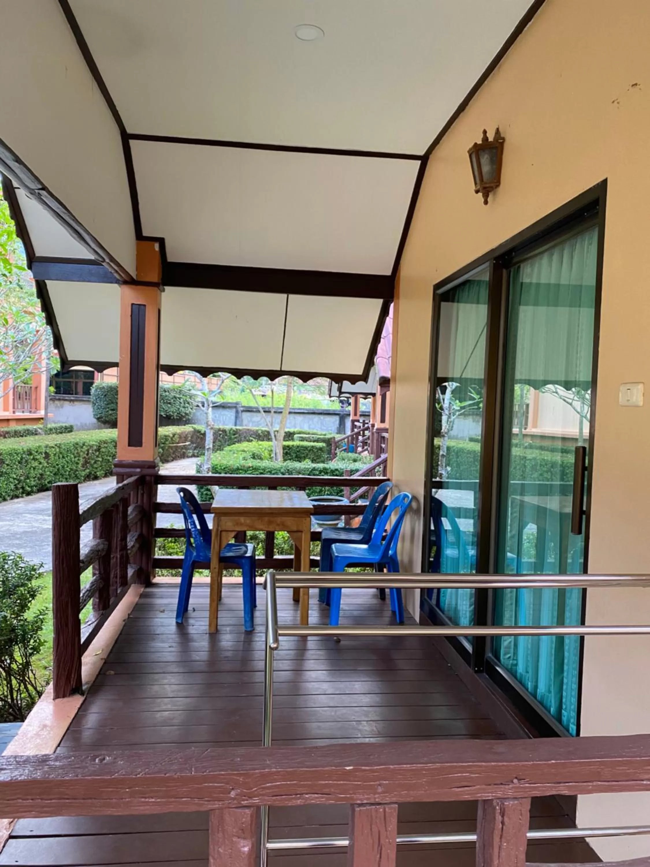 Balcony/Terrace in Kaibae Hut Resort