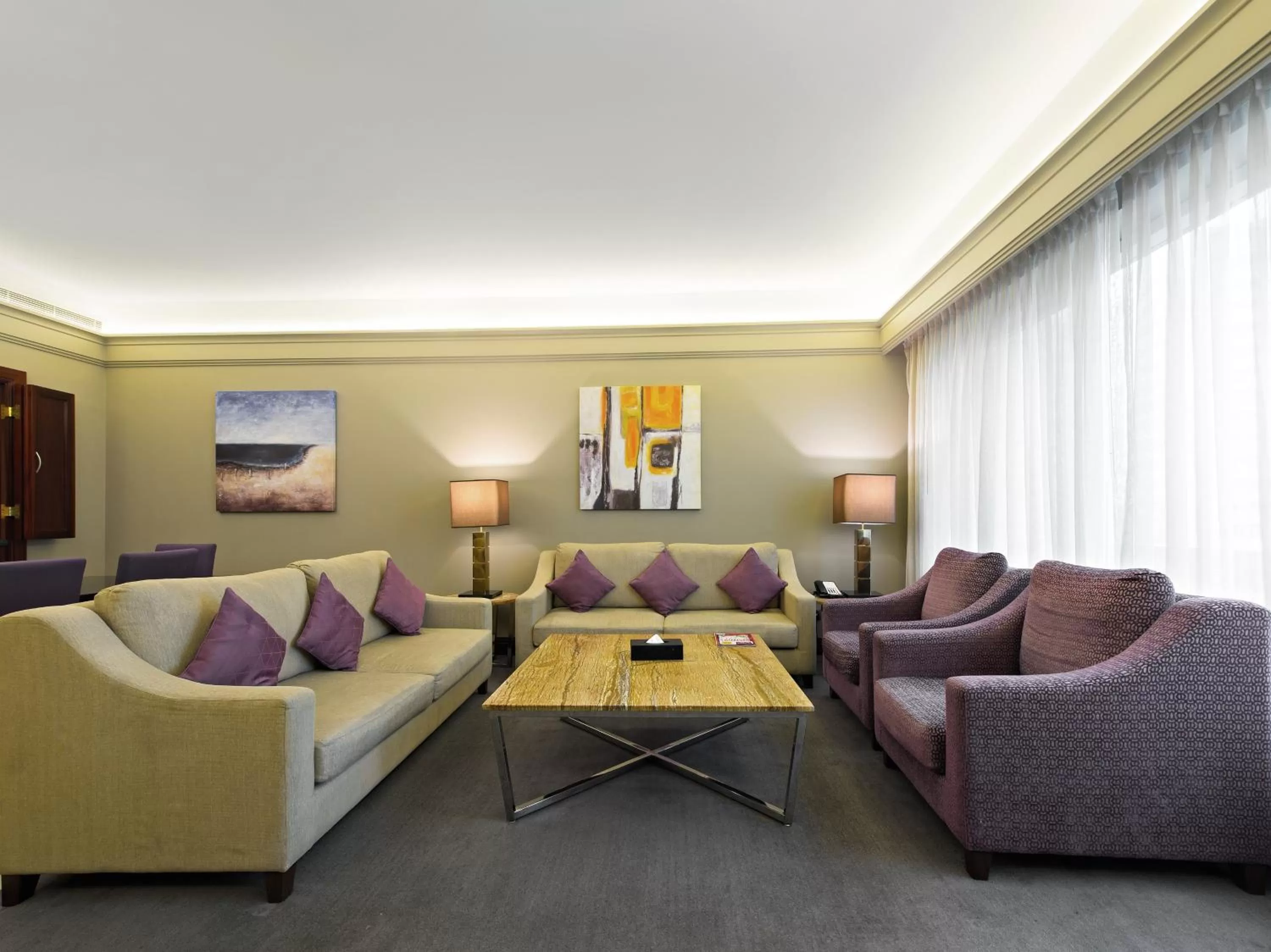 Living room in Somewhere Hotel Apartment