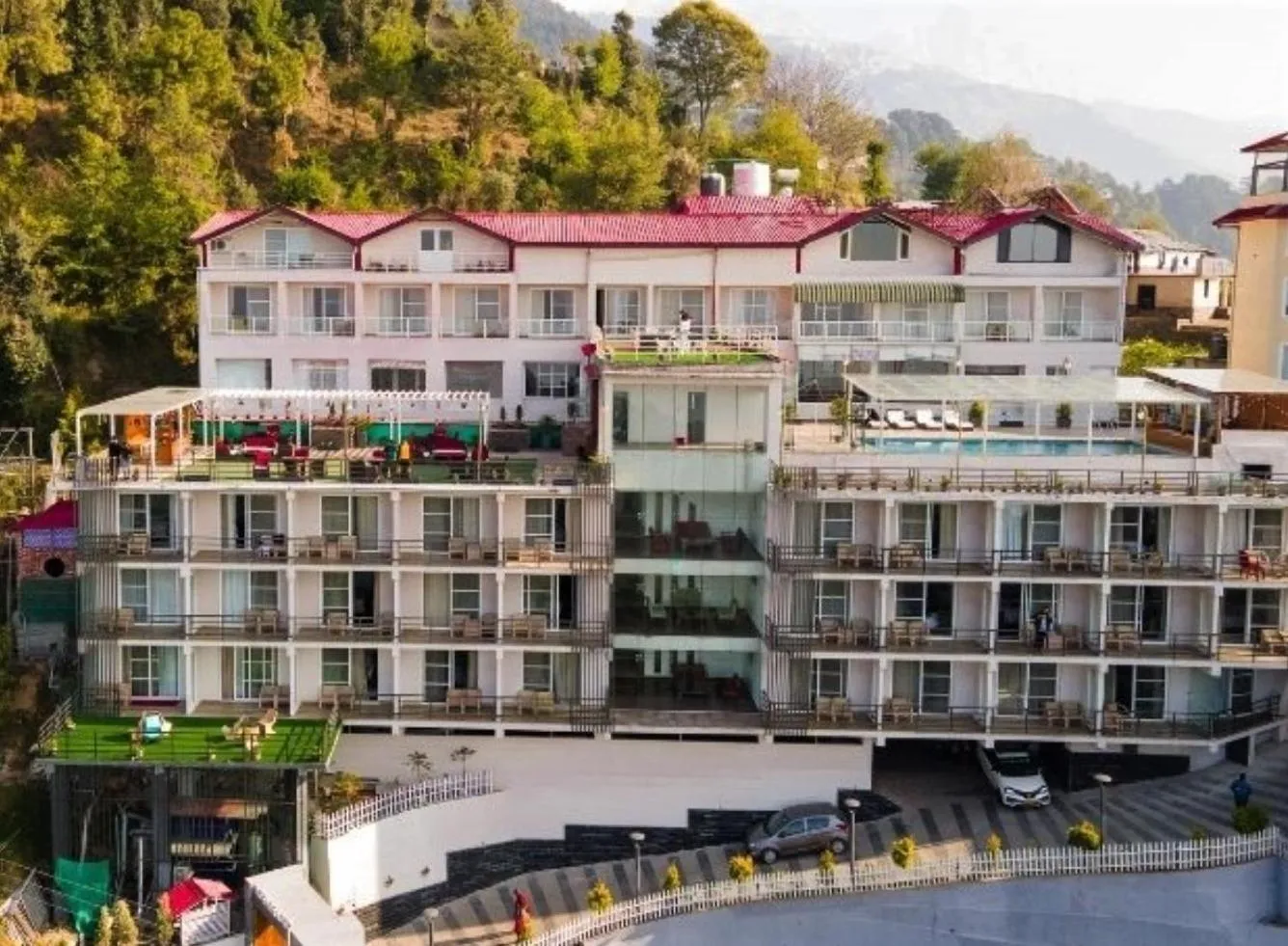 Property building in Indraprastha Spa Resort