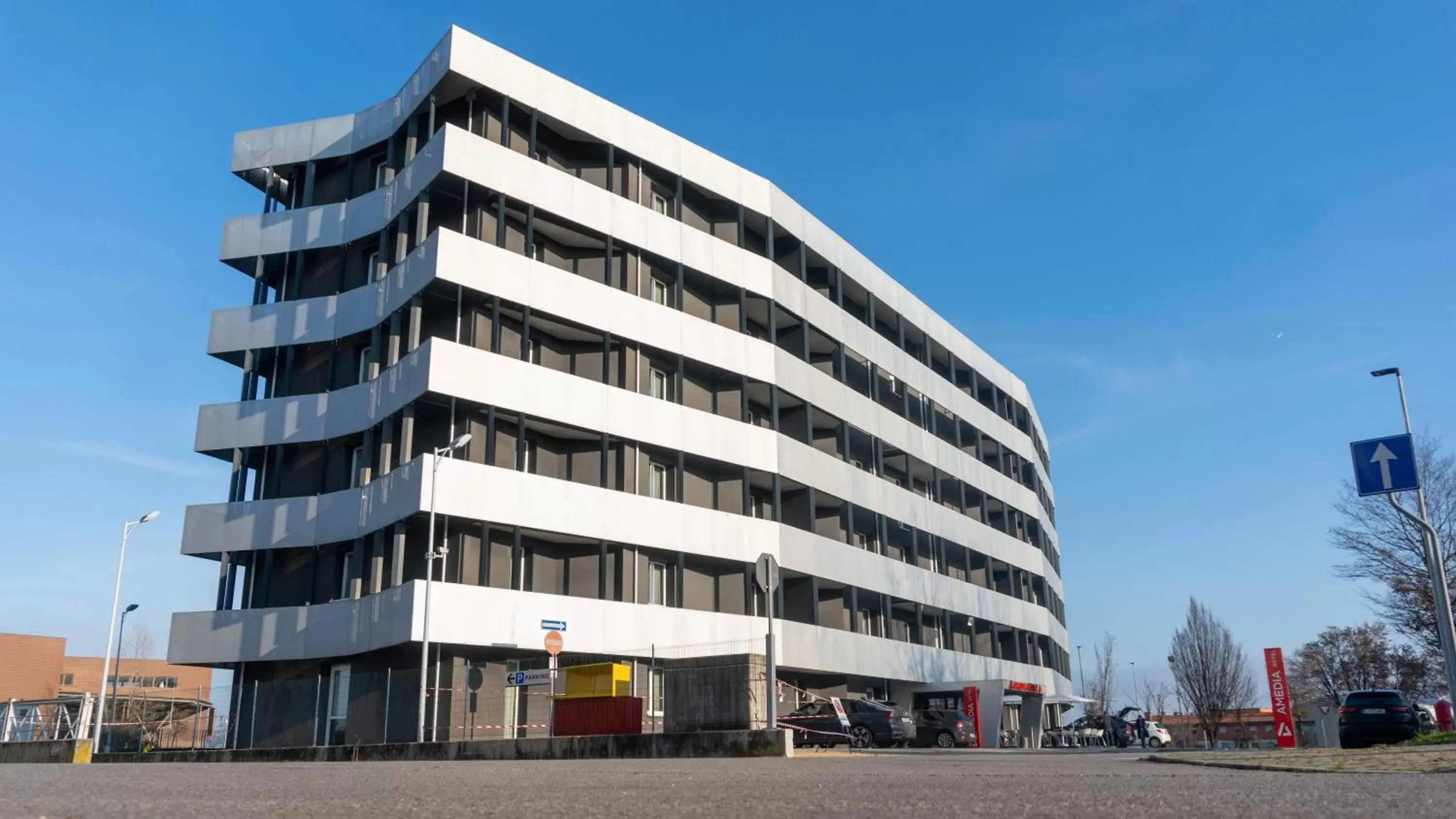 Facade/entrance, Property Building in AMEDIA Hotel