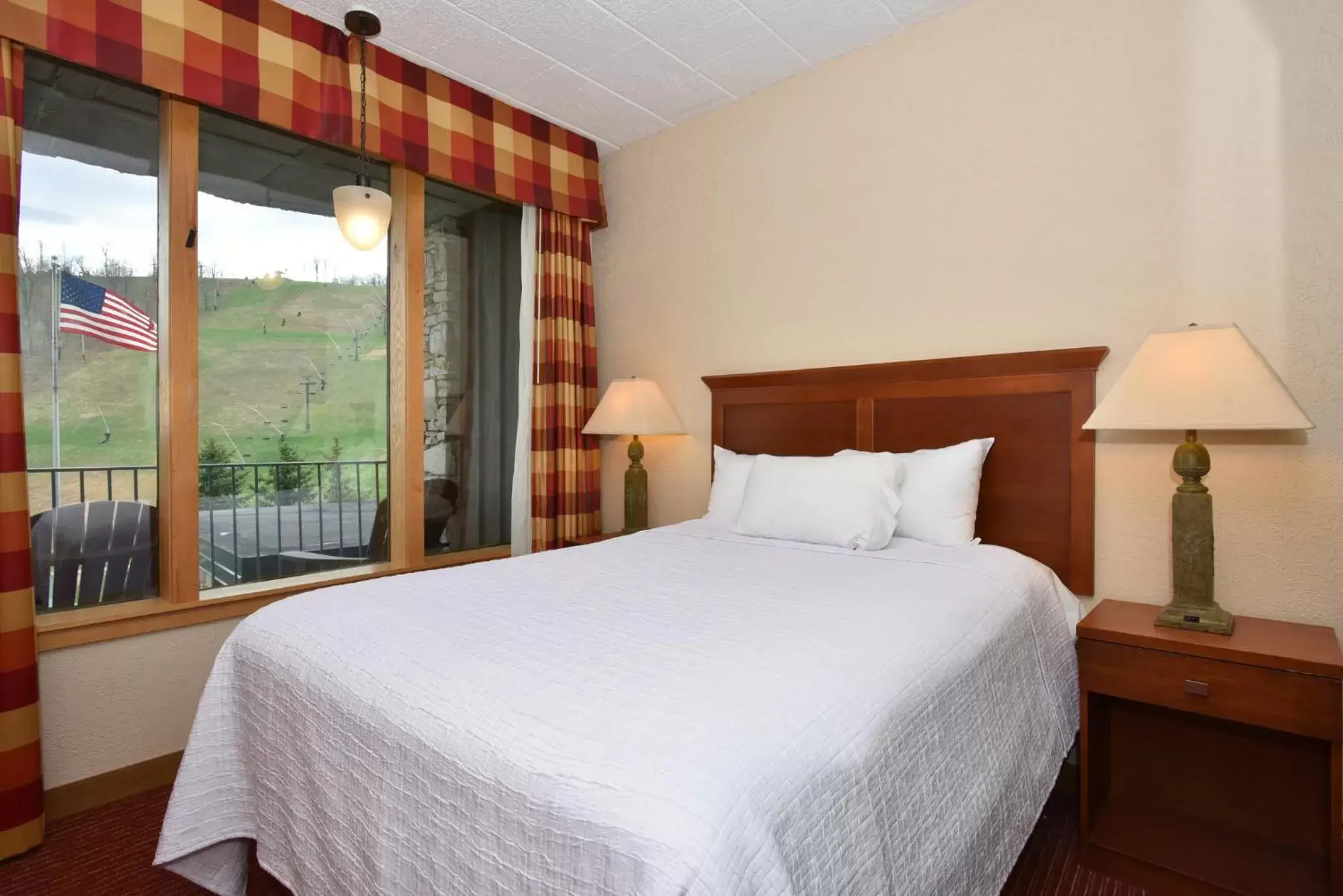 Photo of the whole room, Bed in Slopeside Hotel by Seven Springs Resort