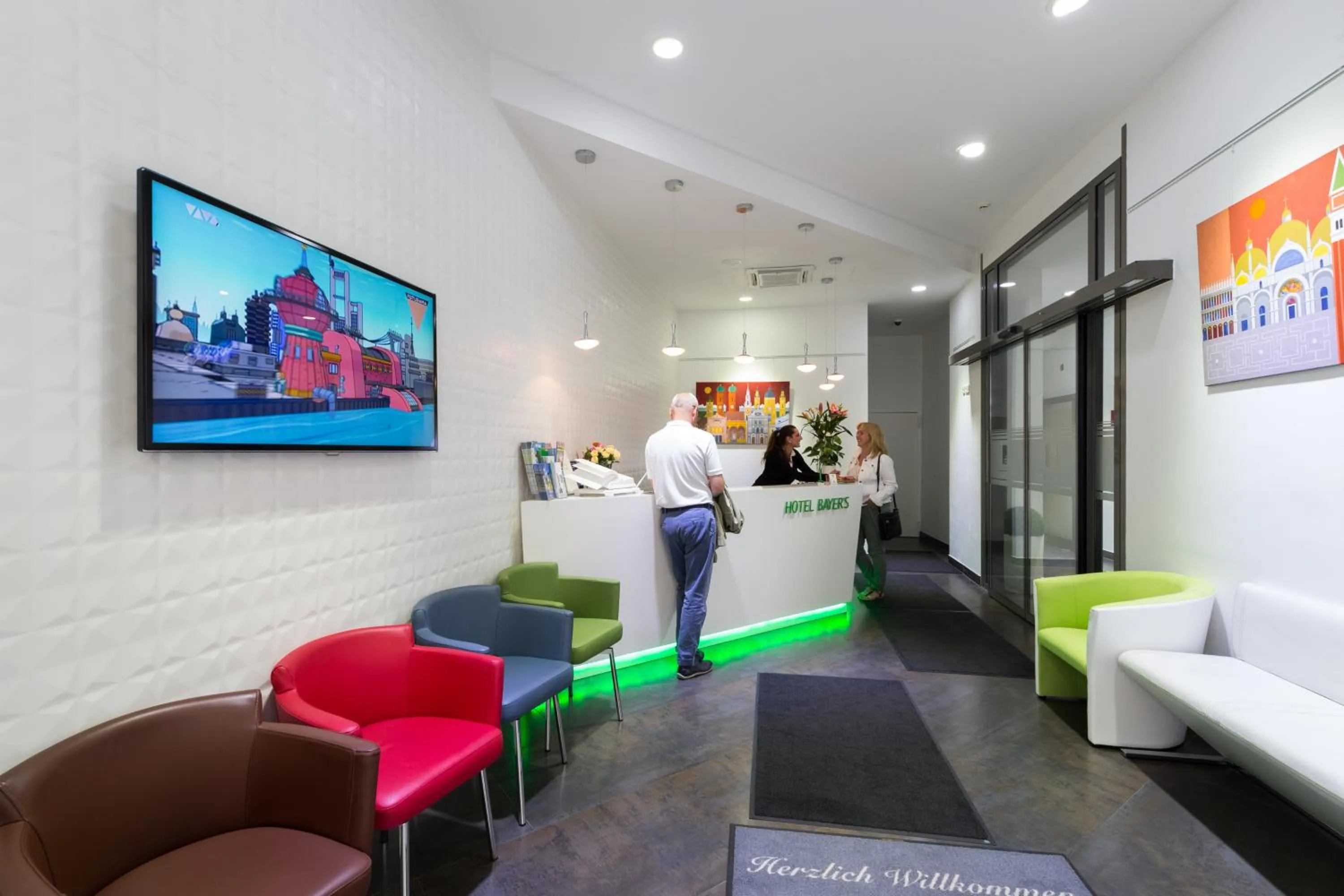 Lobby or reception in Hotel Bayer's