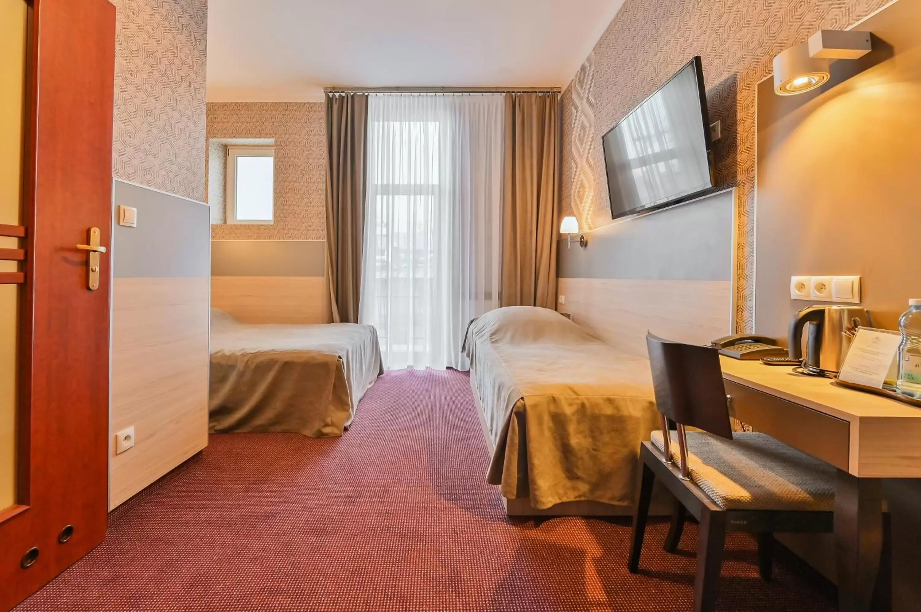 Bed in Hotel Kazimierz