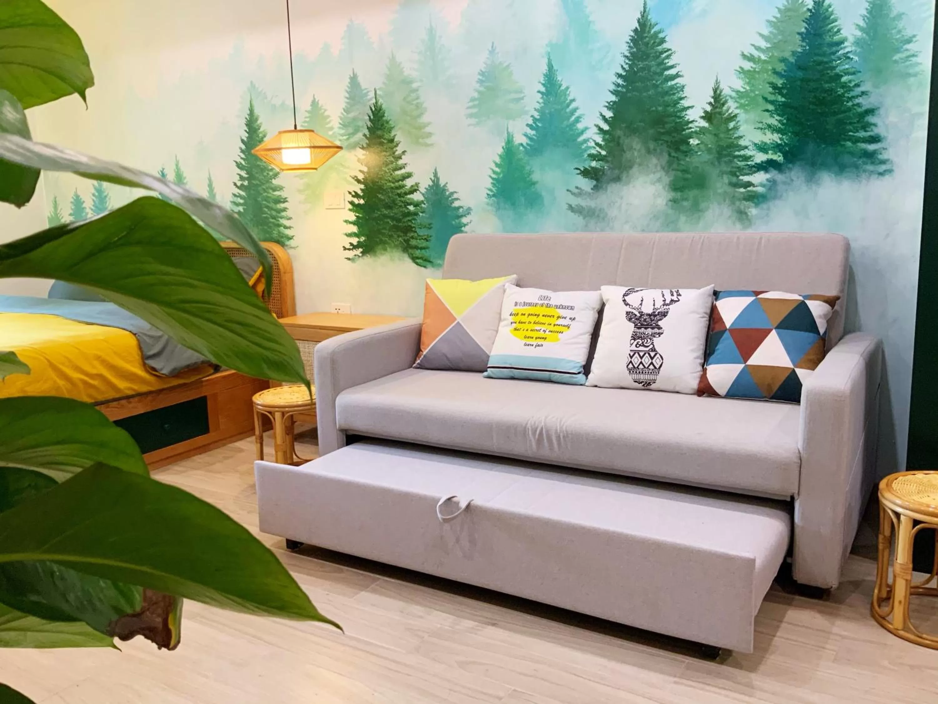 Living room, Seating Area in Lubi House Homestay