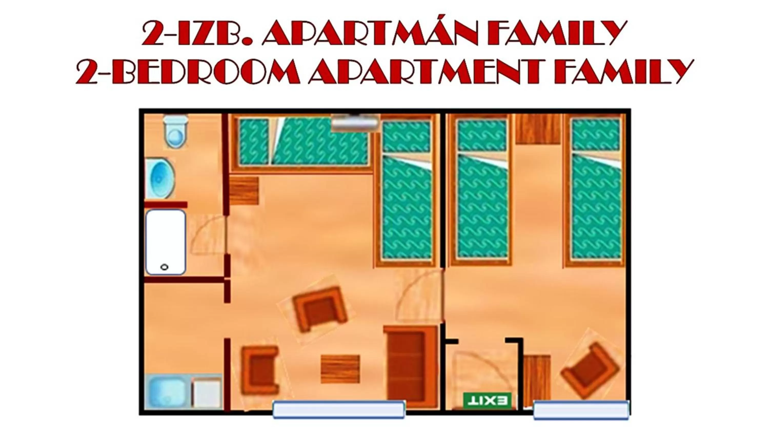 Photo of the whole room, Floor Plan in Spa & Pool Apartment Hotel - Restaurant VILLA IVICA