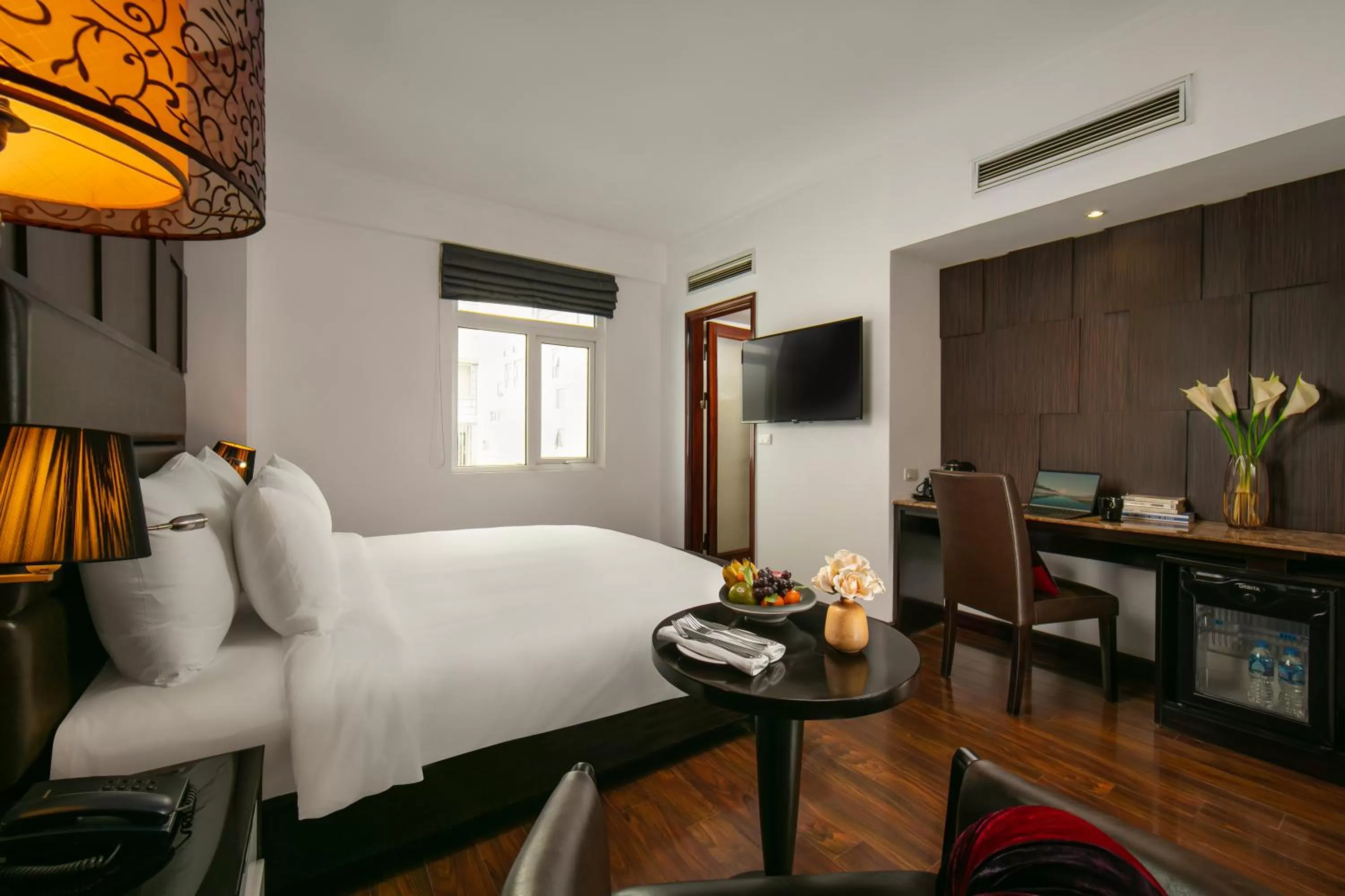 Bed in La Nueva Boutique Hotel Hanoi & Spa