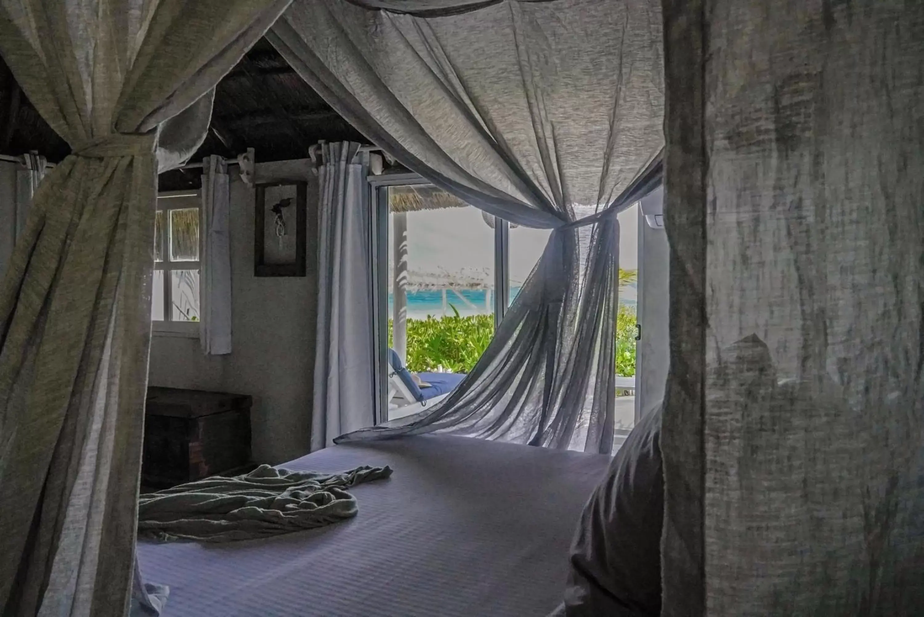 Bed in Coco Tulum Zen Zone Hotel