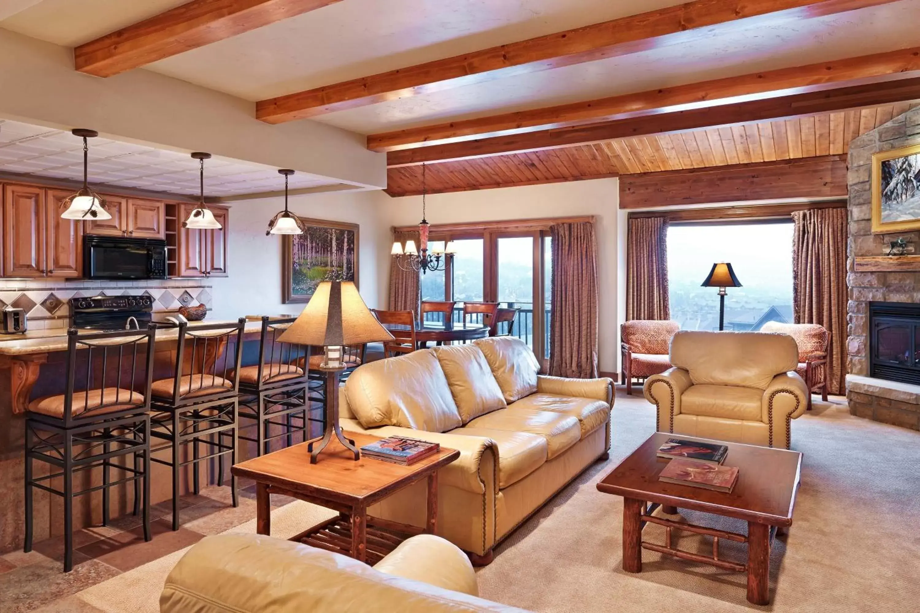Living room in Sheraton Steamboat Resort Villas