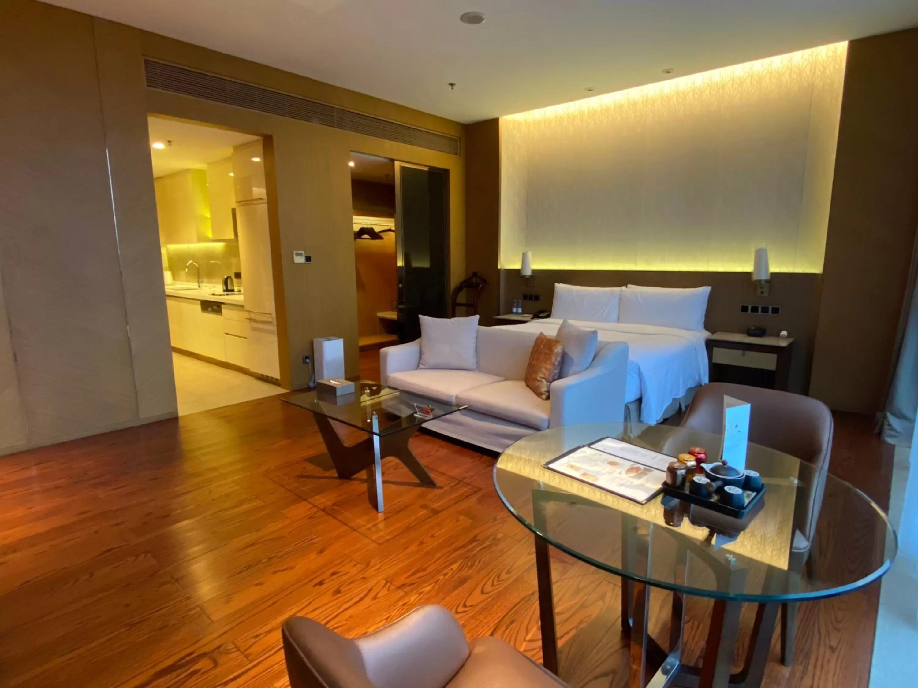 Seating area in The OCT Harbour, Shenzhen - Marriott Executive Apartments