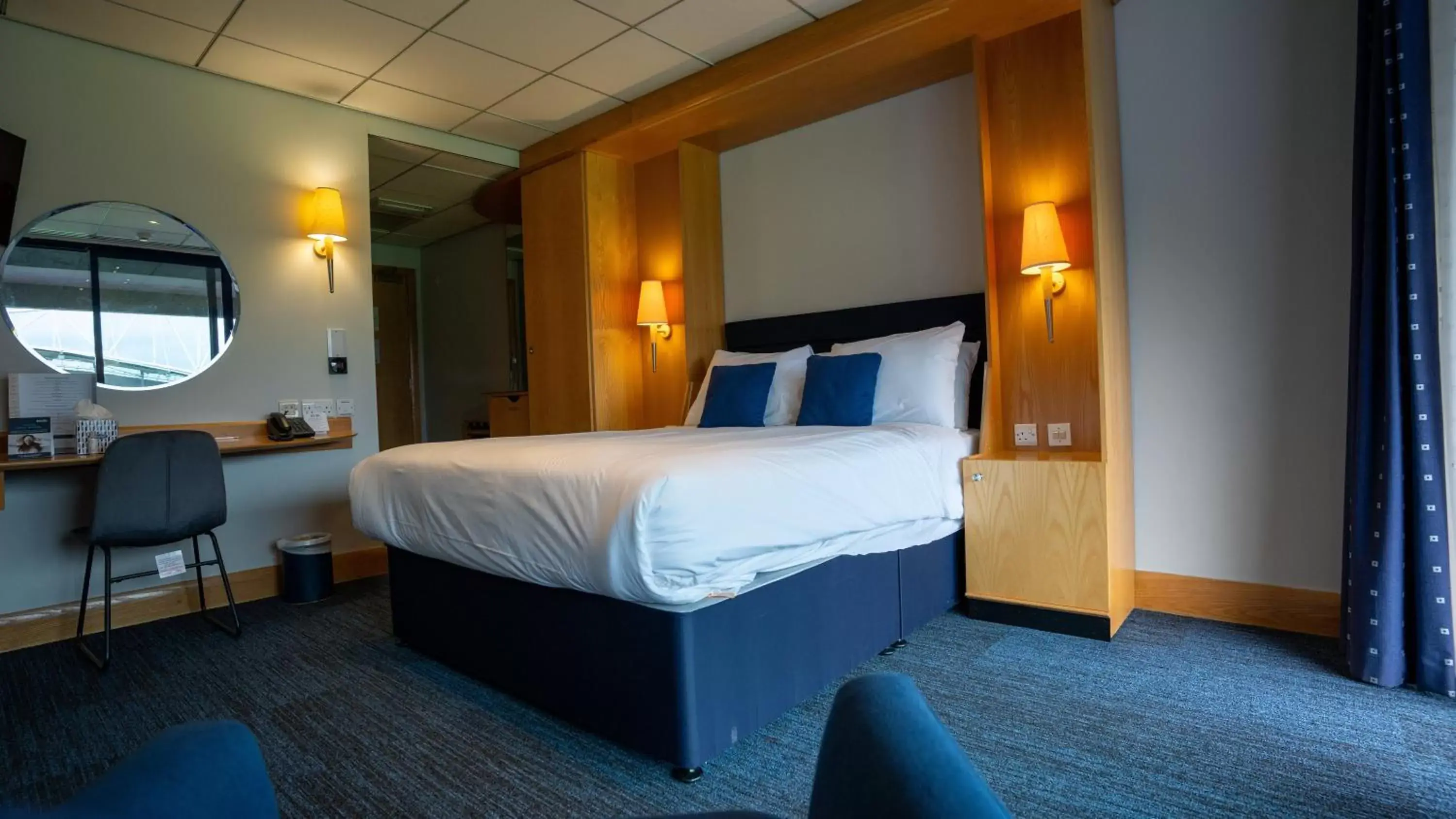 Bed in Bolton Stadium Hotel
