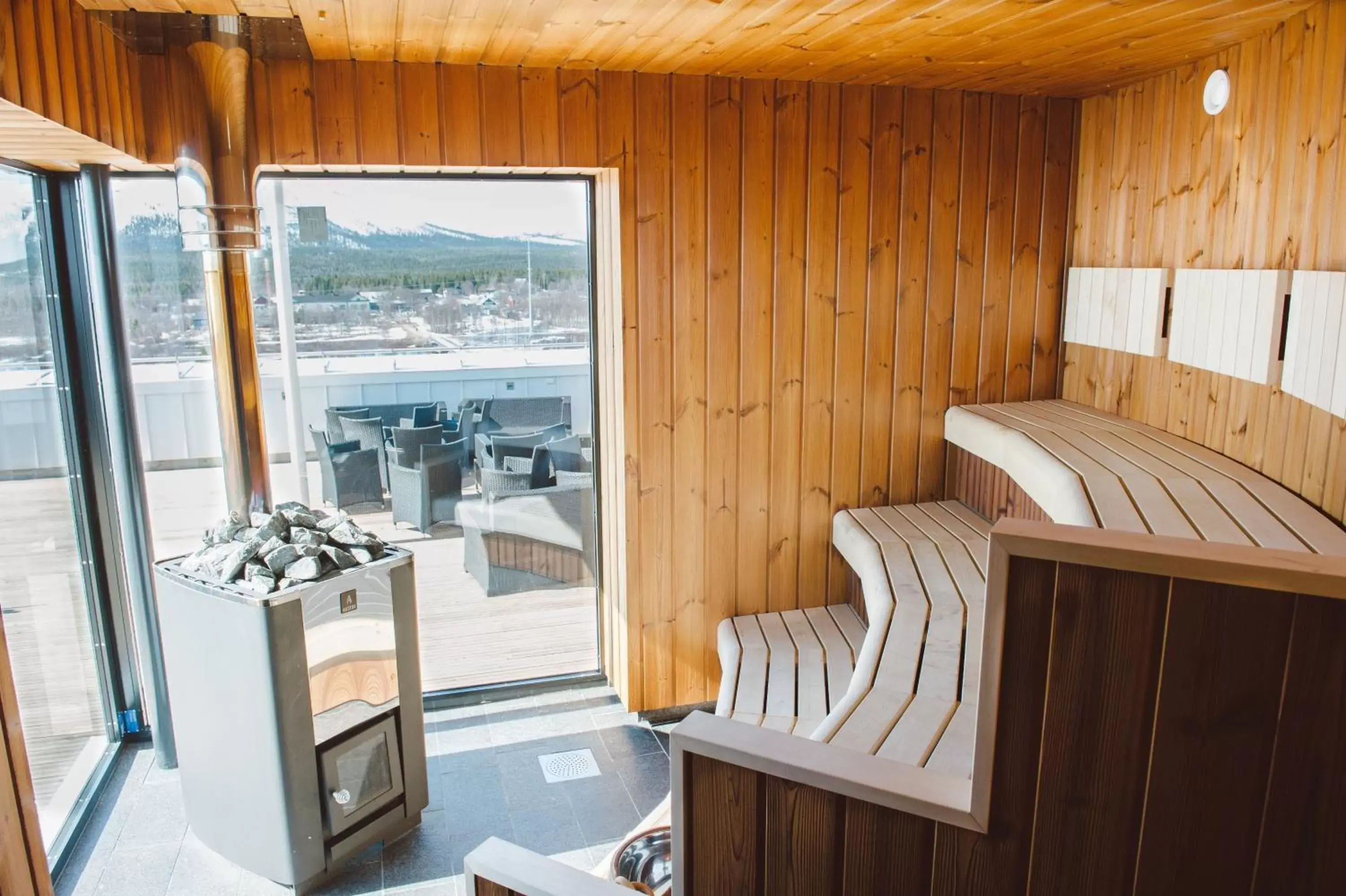 Sauna in Grand Hotel Lapland