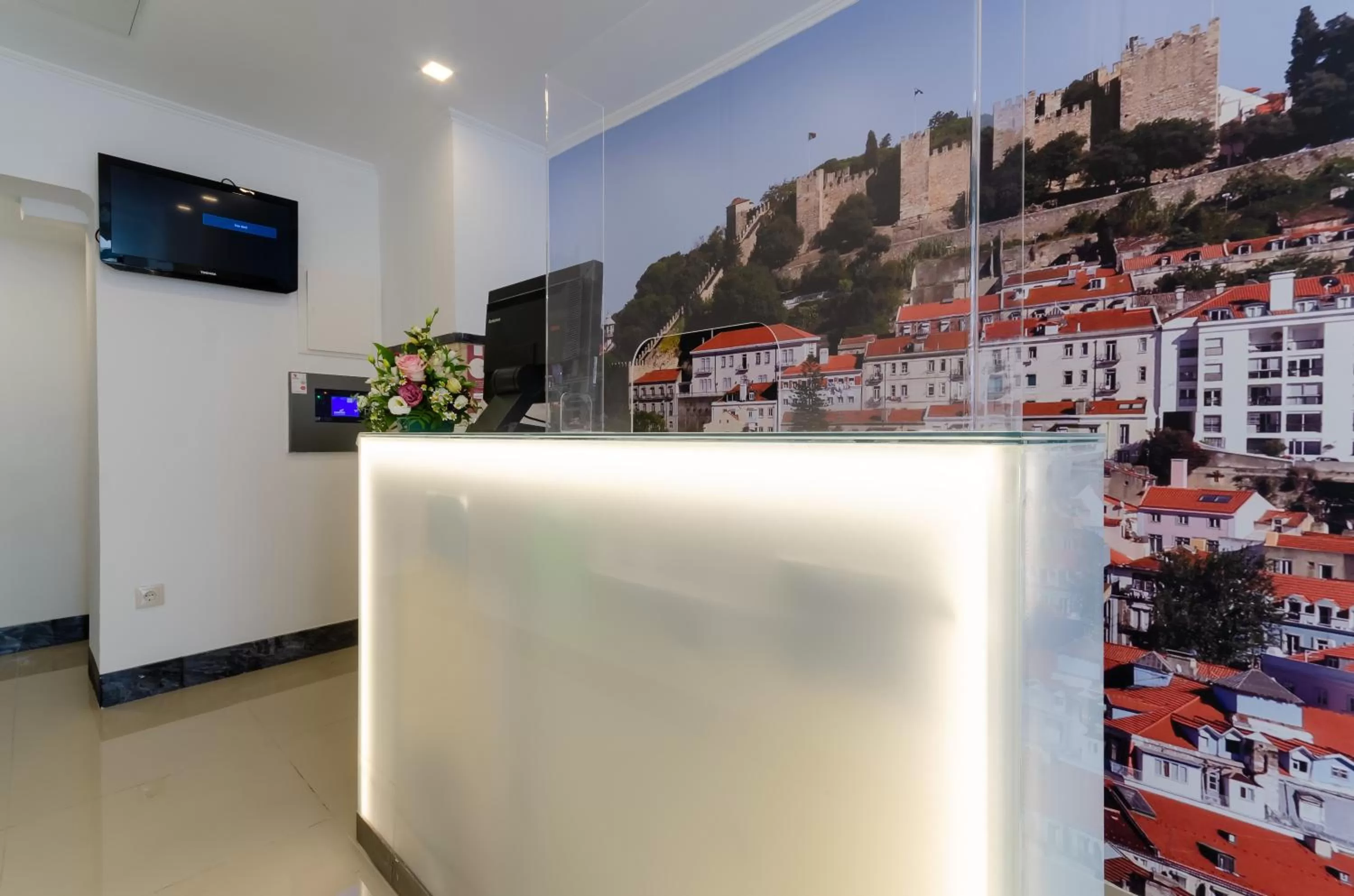 Lobby or reception in Hotel Duas Nações