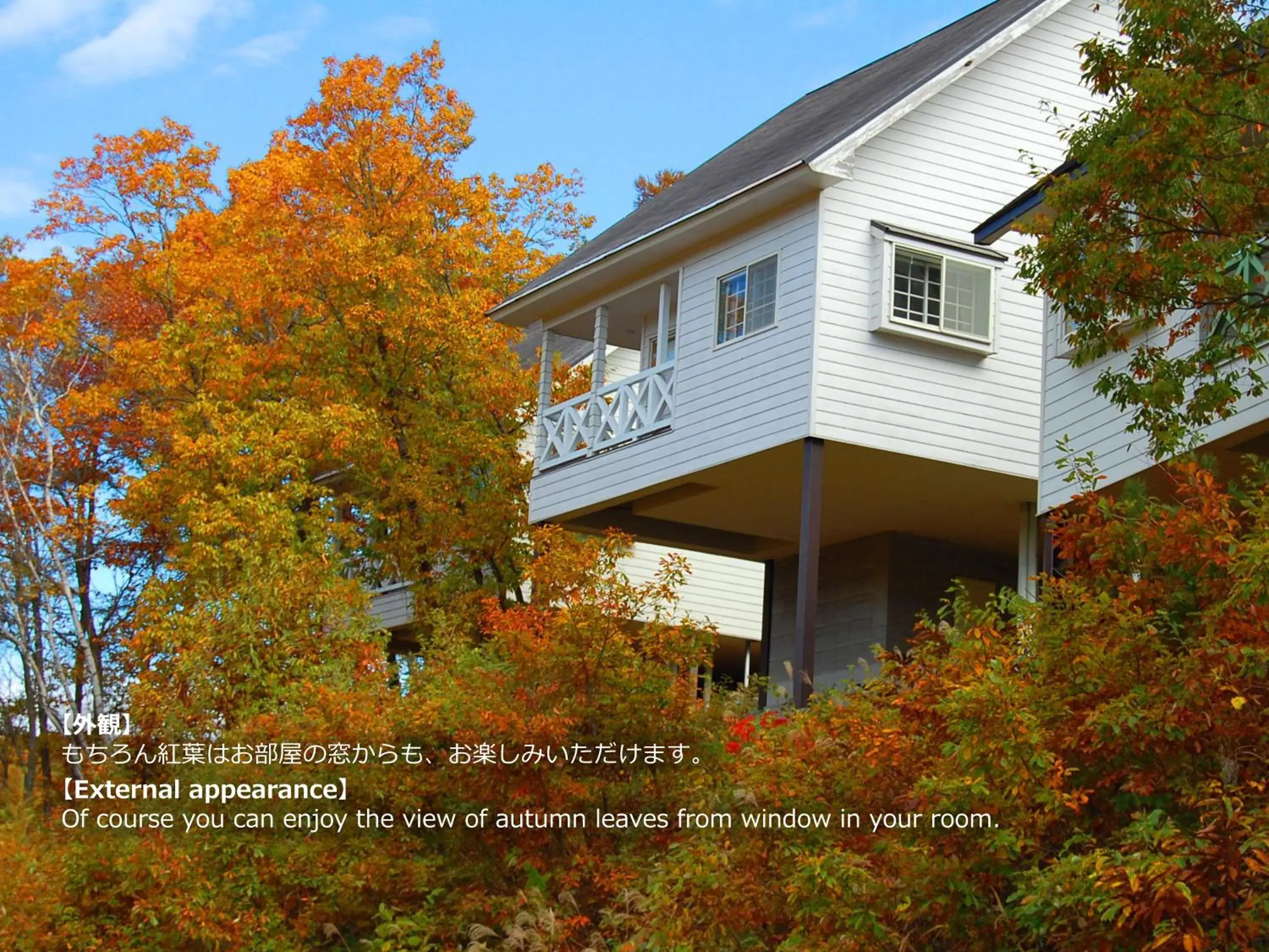 Bird's eye view, Property Building in Resort Villa Takayama