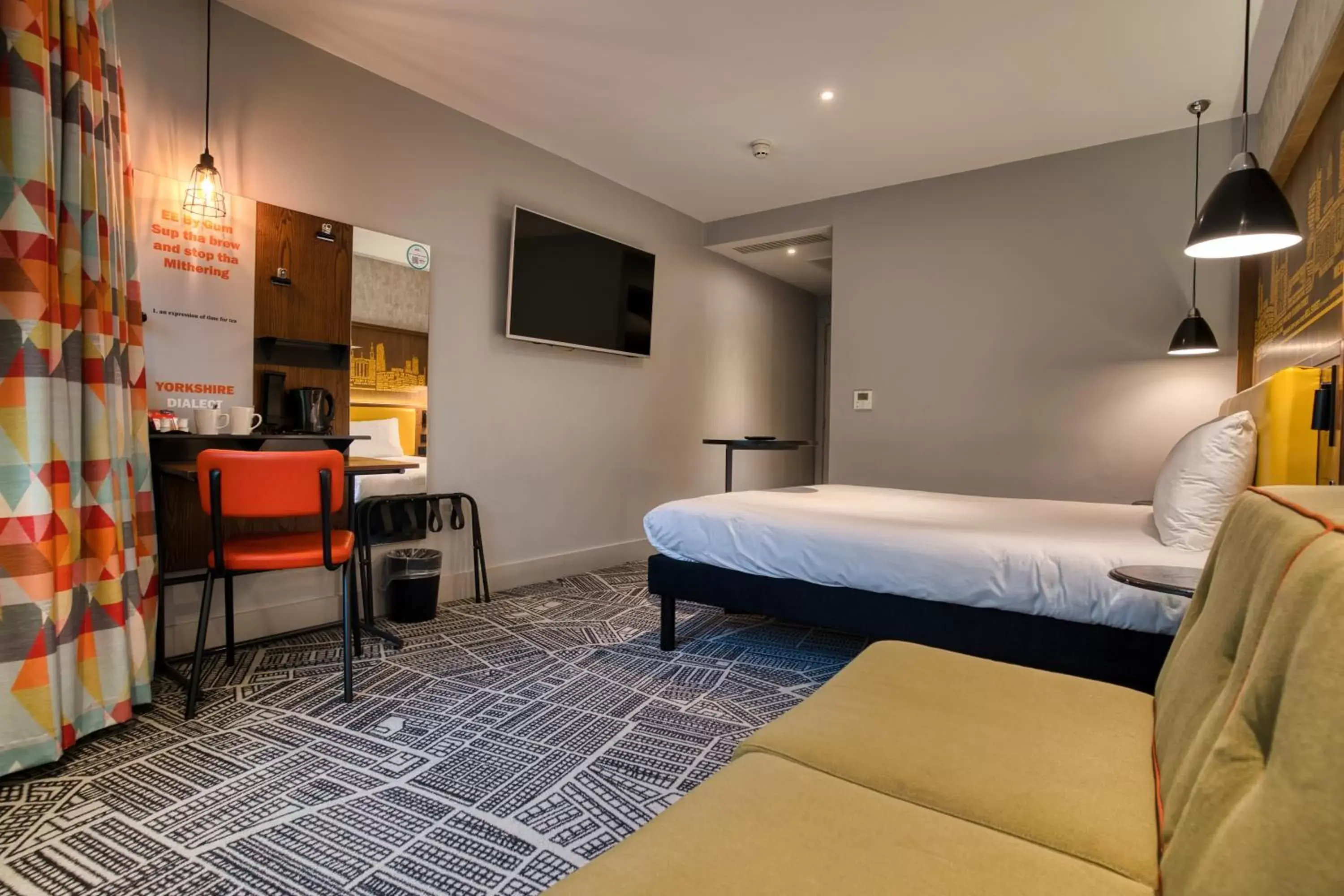 Bedroom, Bed in ibis Styles Leeds City Centre Arena