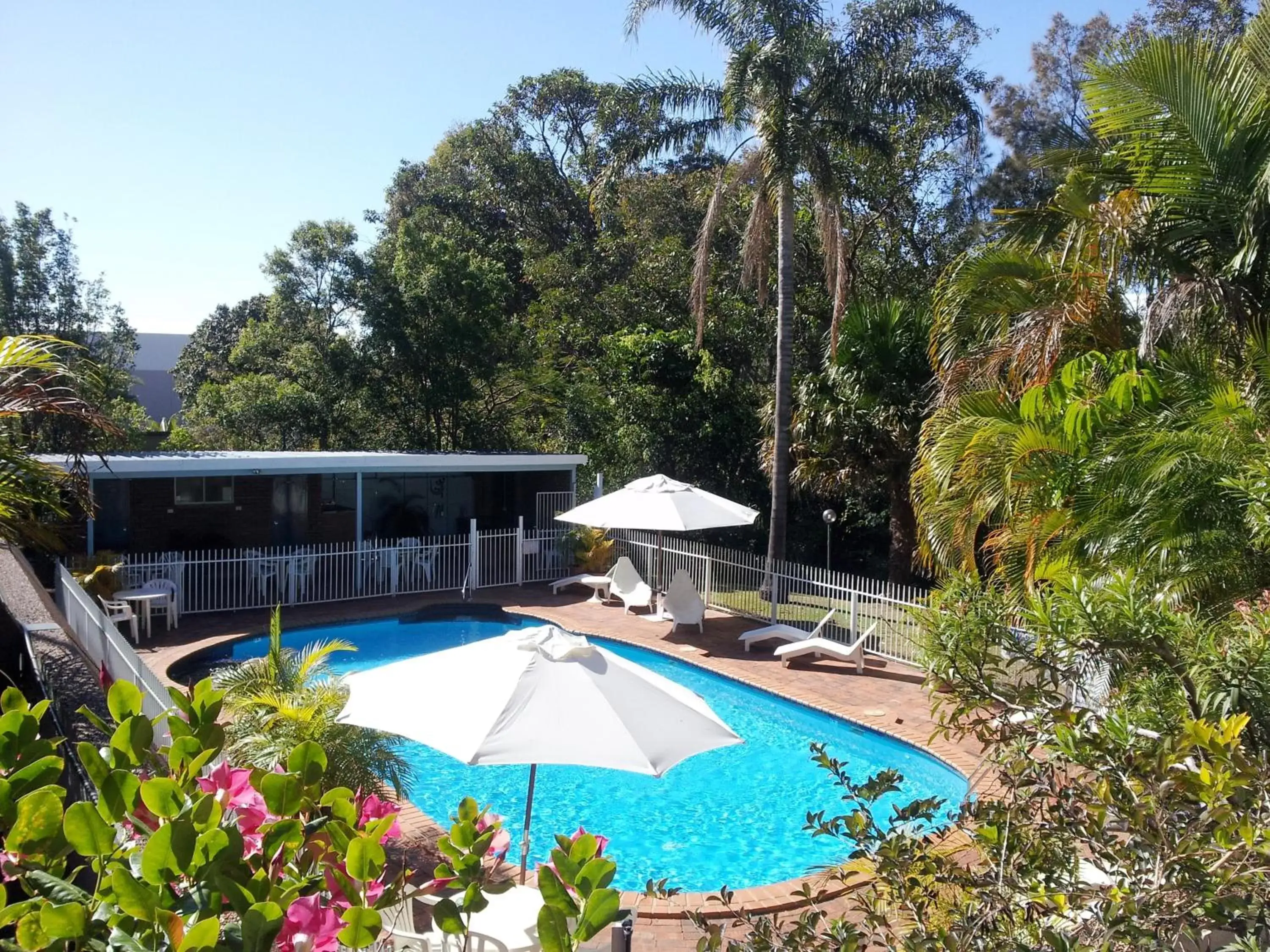 Pool view, Swimming Pool in Aquajet Motel