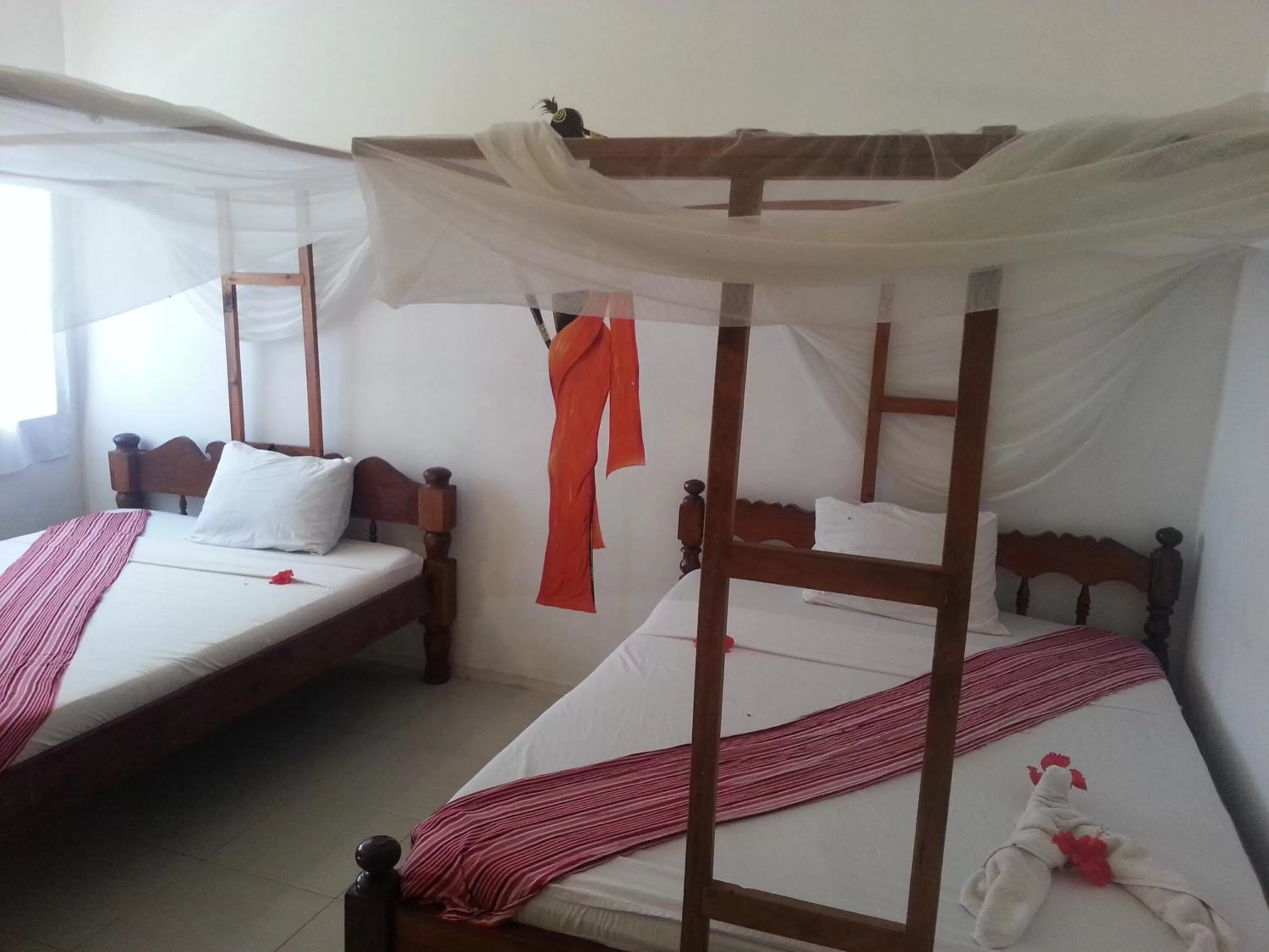 Bedroom in Ebony & Ivory Beach Bungalows