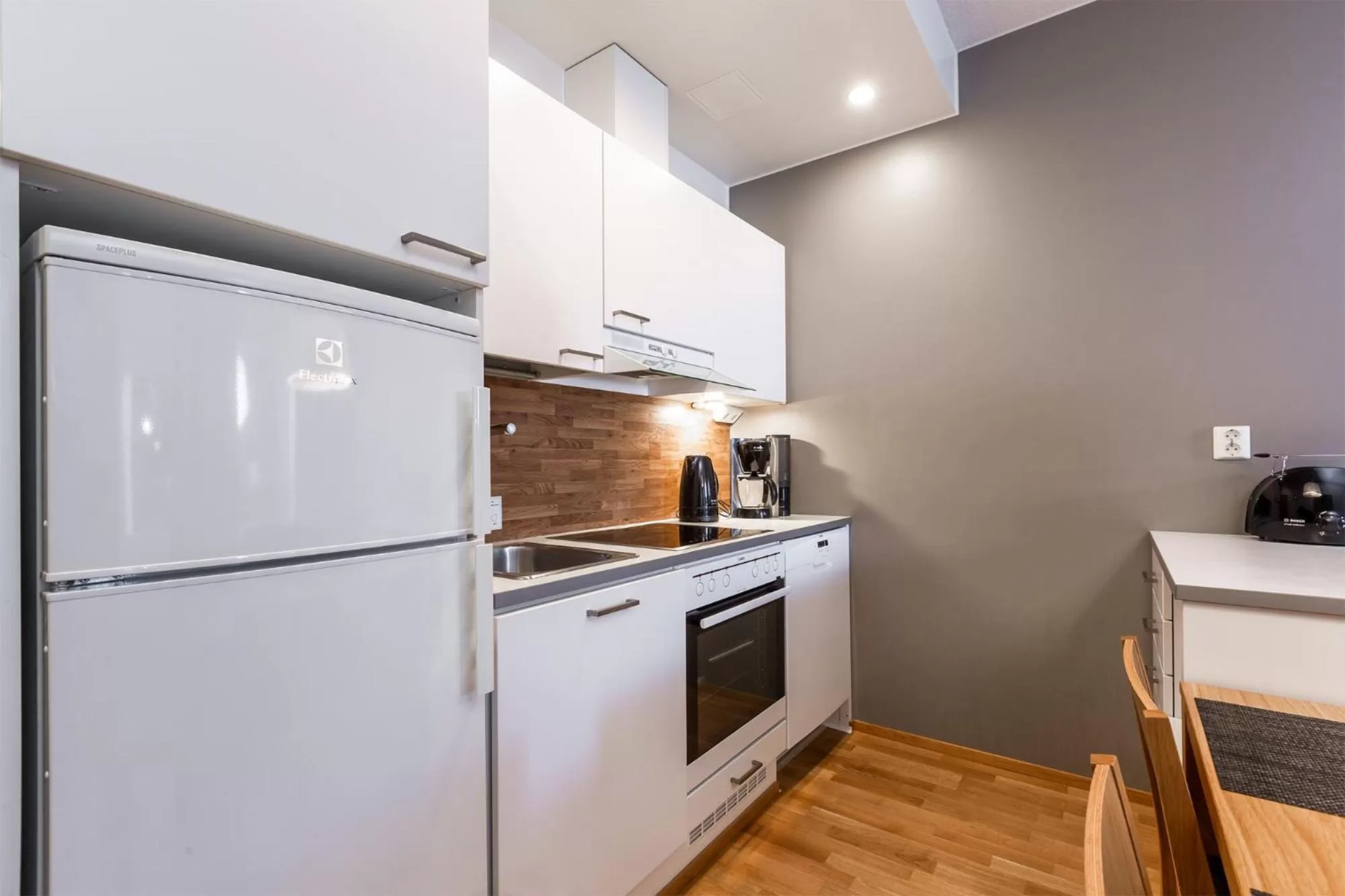 Kitchen or kitchenette in Finlandia Hotel Imatran Kylpylä Spa