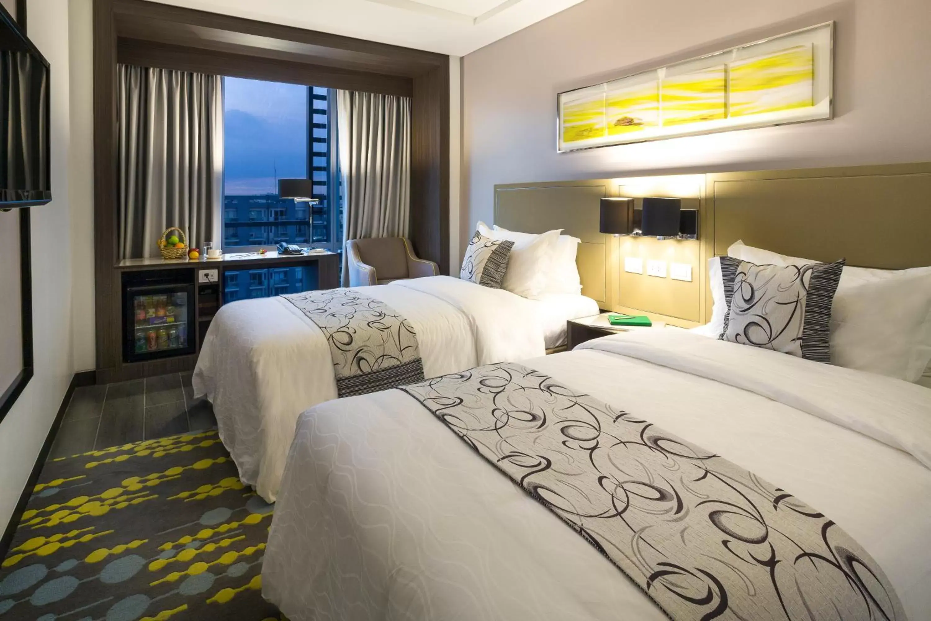Night, Bed in Belmont Hotel Manila