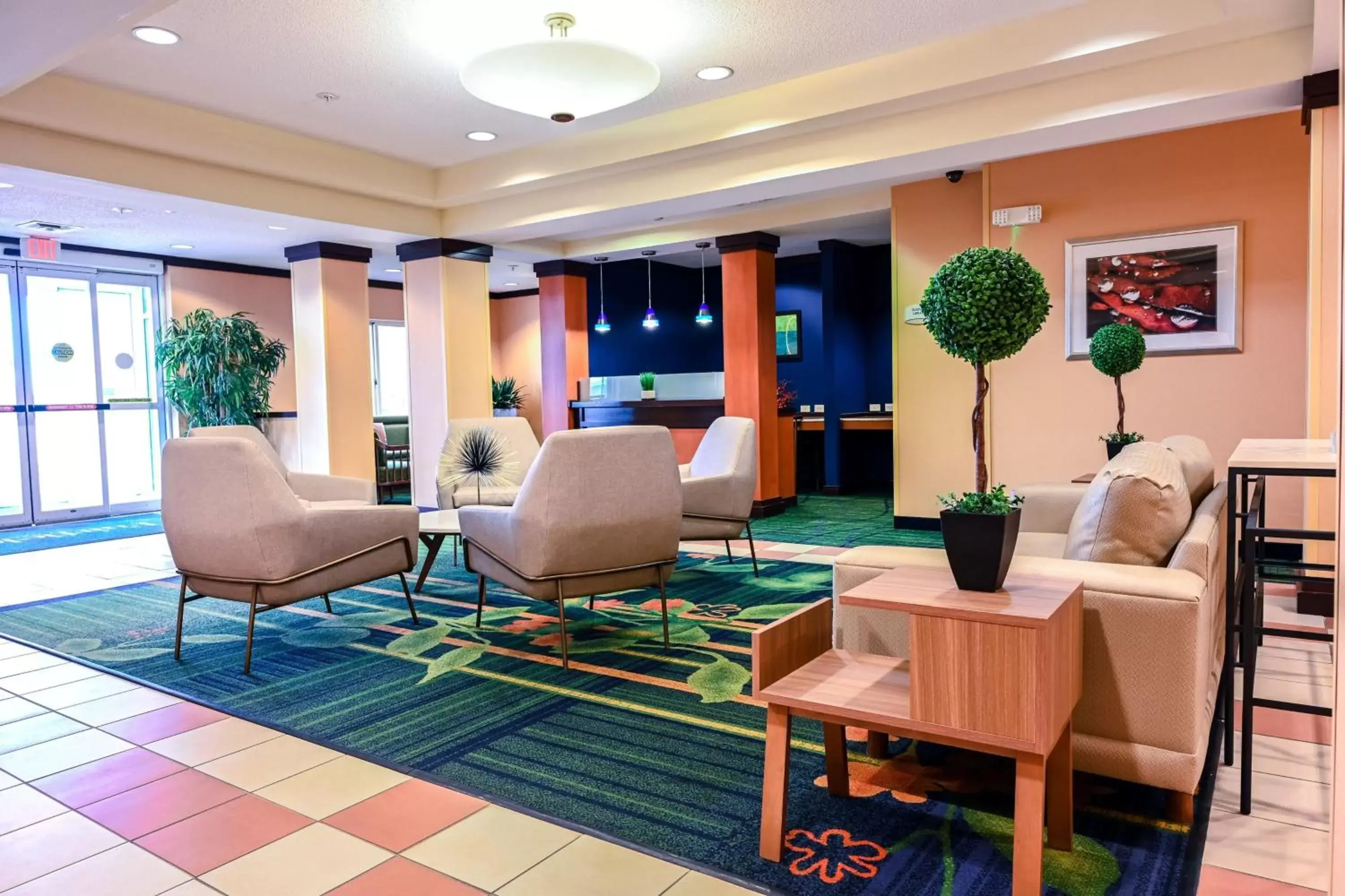 Lobby or reception, Lobby/Reception in Fairfield Inn and Suites by Marriott Indianapolis/ Noblesville