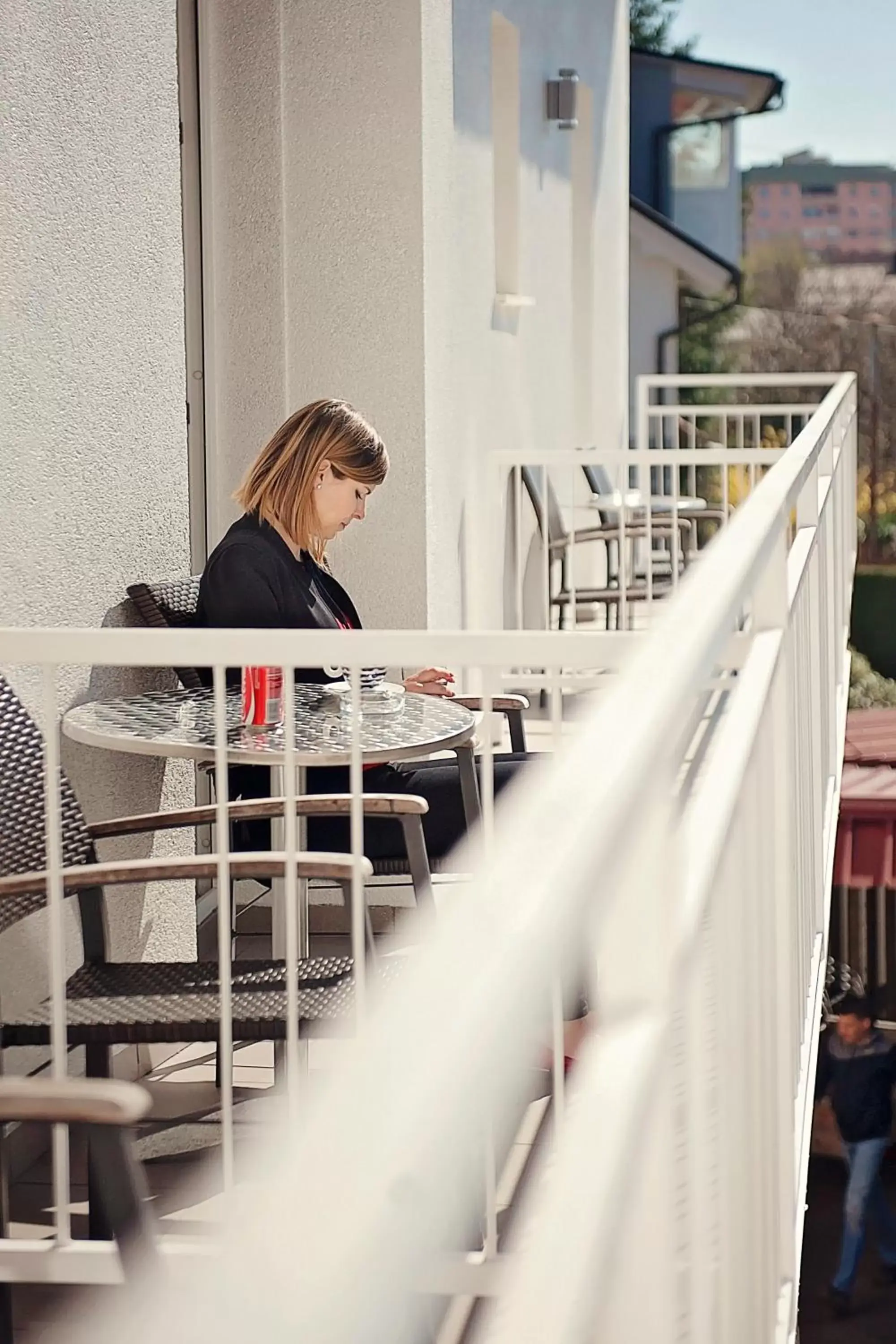 Balcony/Terrace in Hotel Bajt Maribor