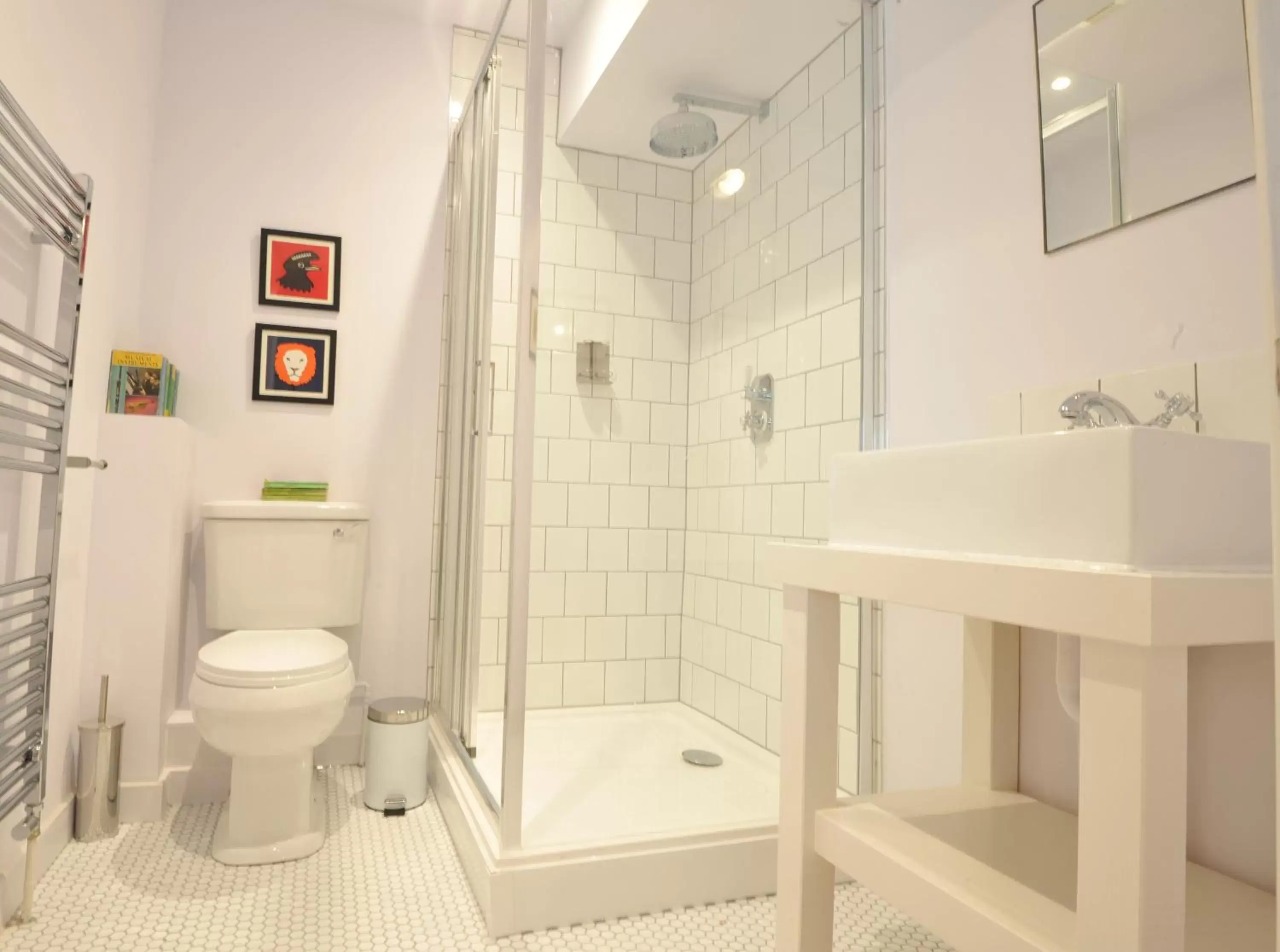 Bathroom in The Narrowboat