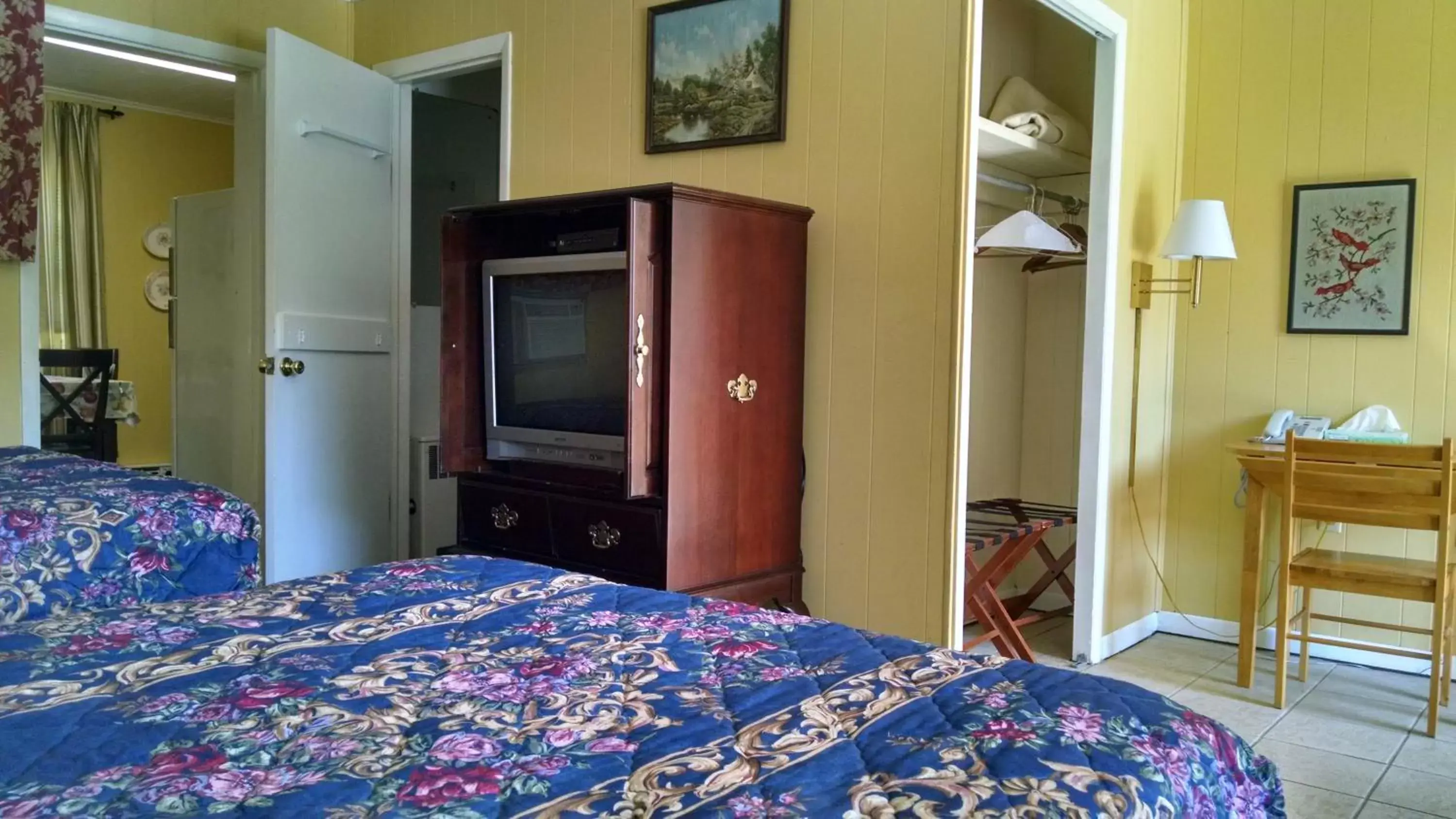 TV and multimedia, Bed in Roseloe Motel