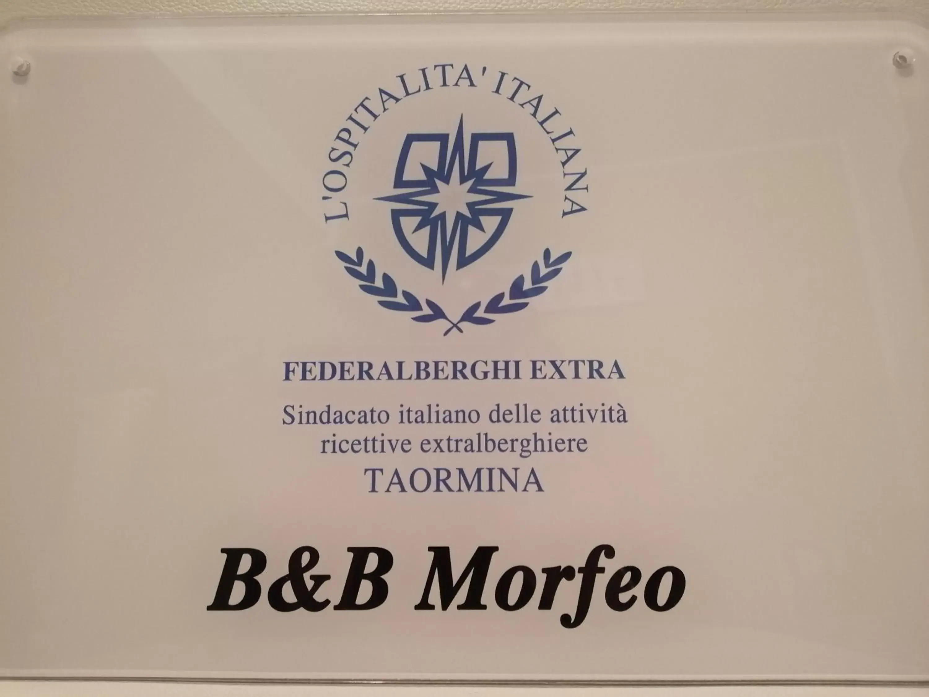 Logo/Certificate/Sign in Morfeo B&B
