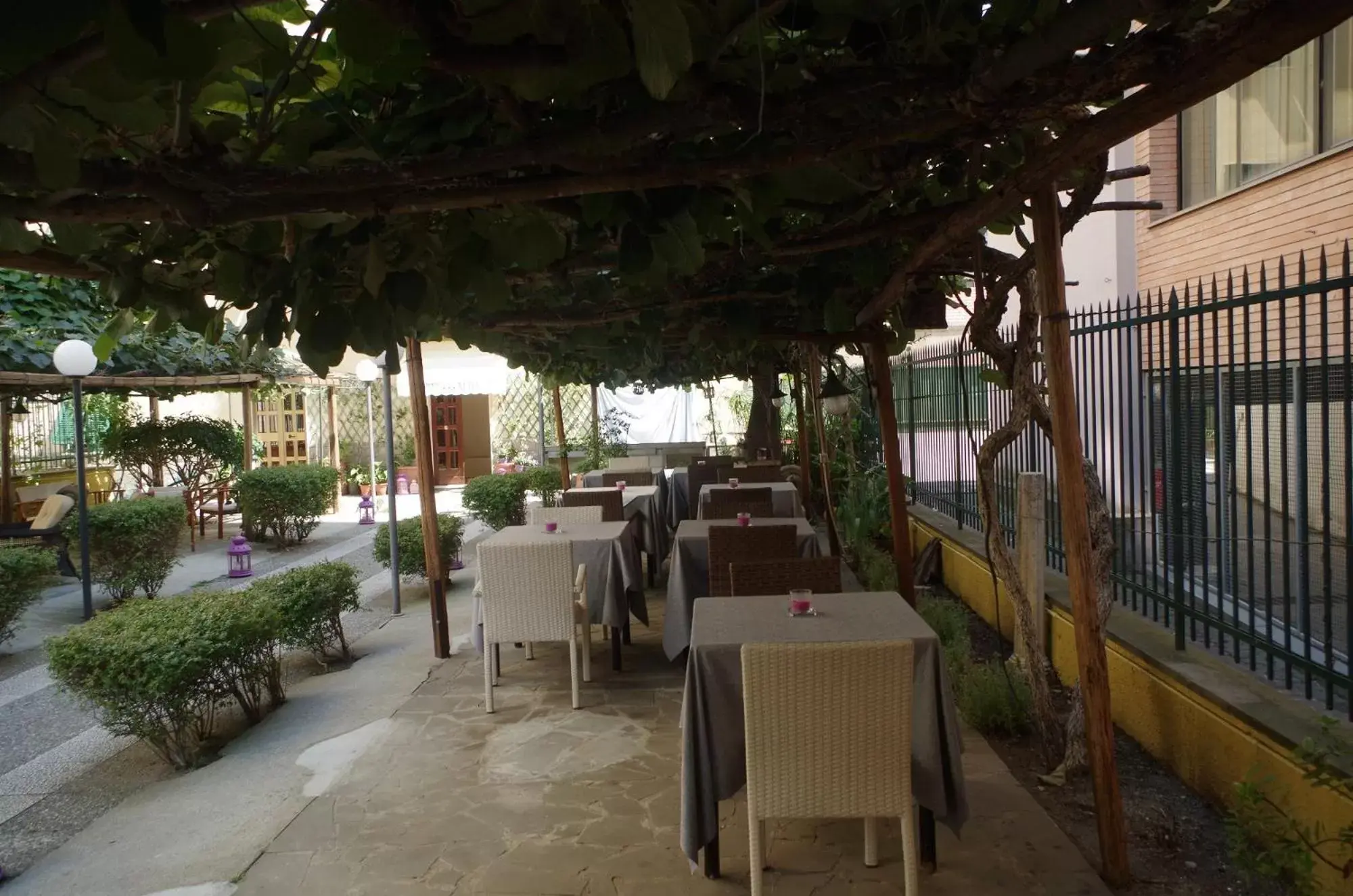 Garden, Restaurant/Places to Eat in Hotel Alba