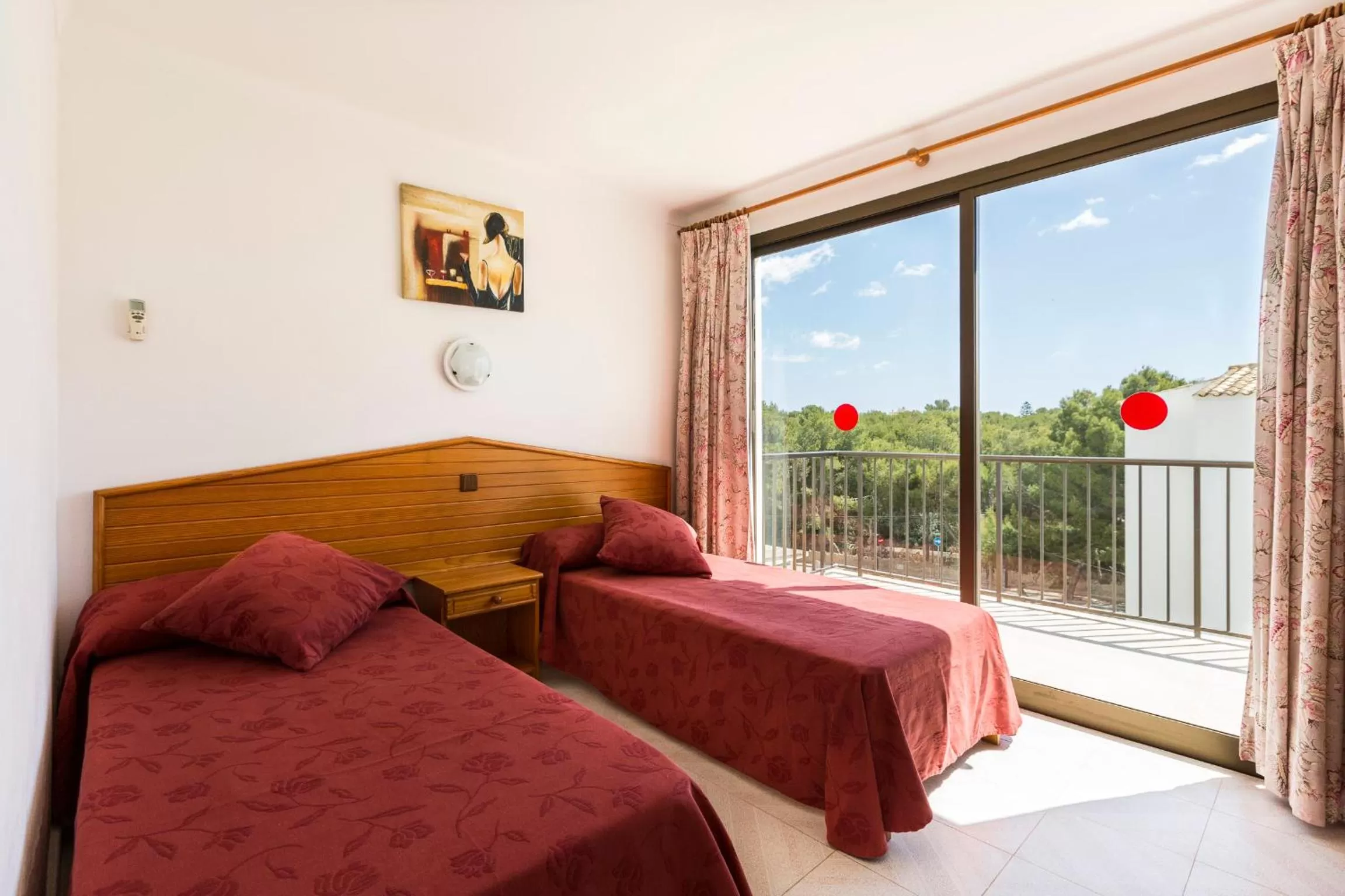 Bed in Bella Maria Apartments