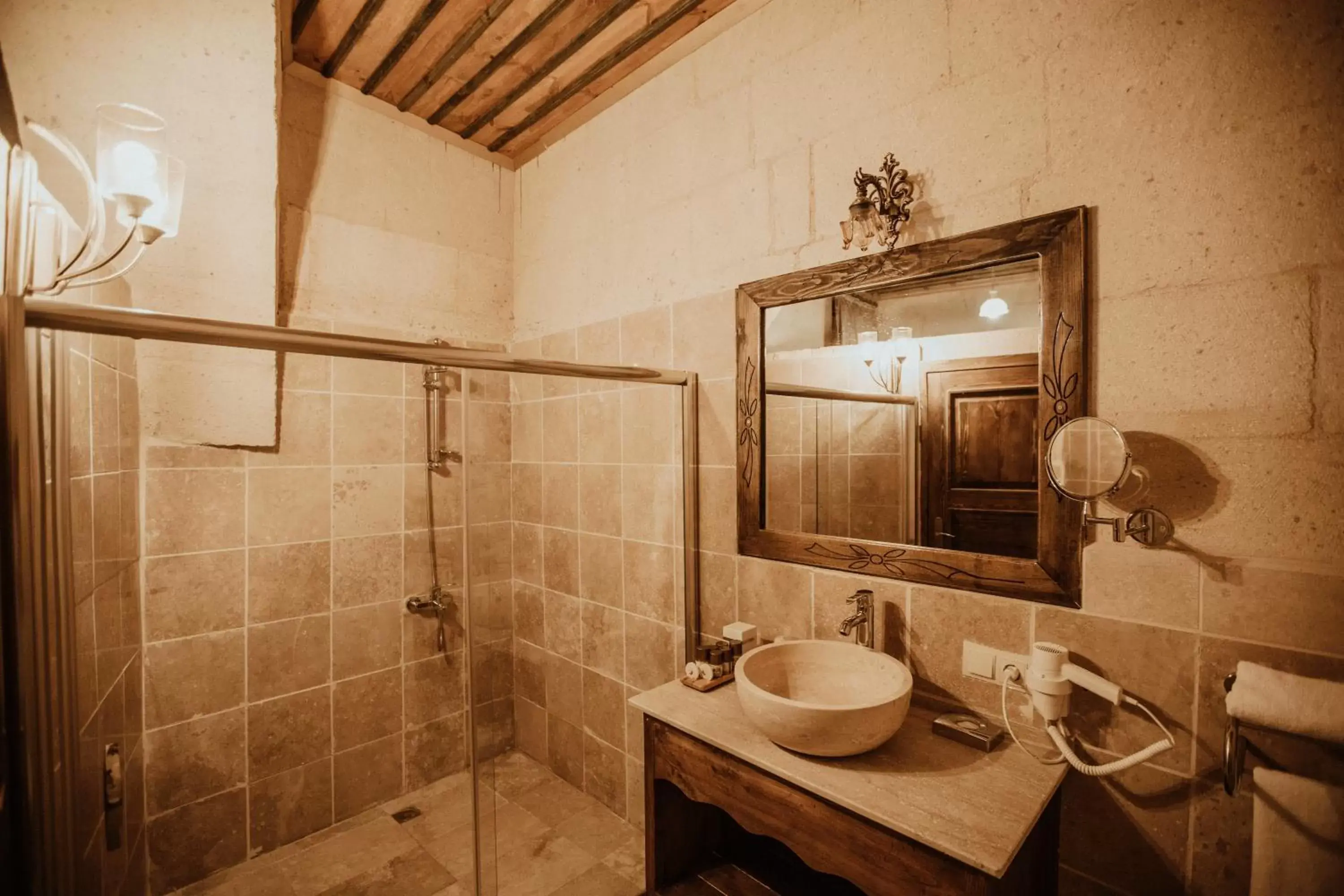 Bathroom in Alia Cave Hotel