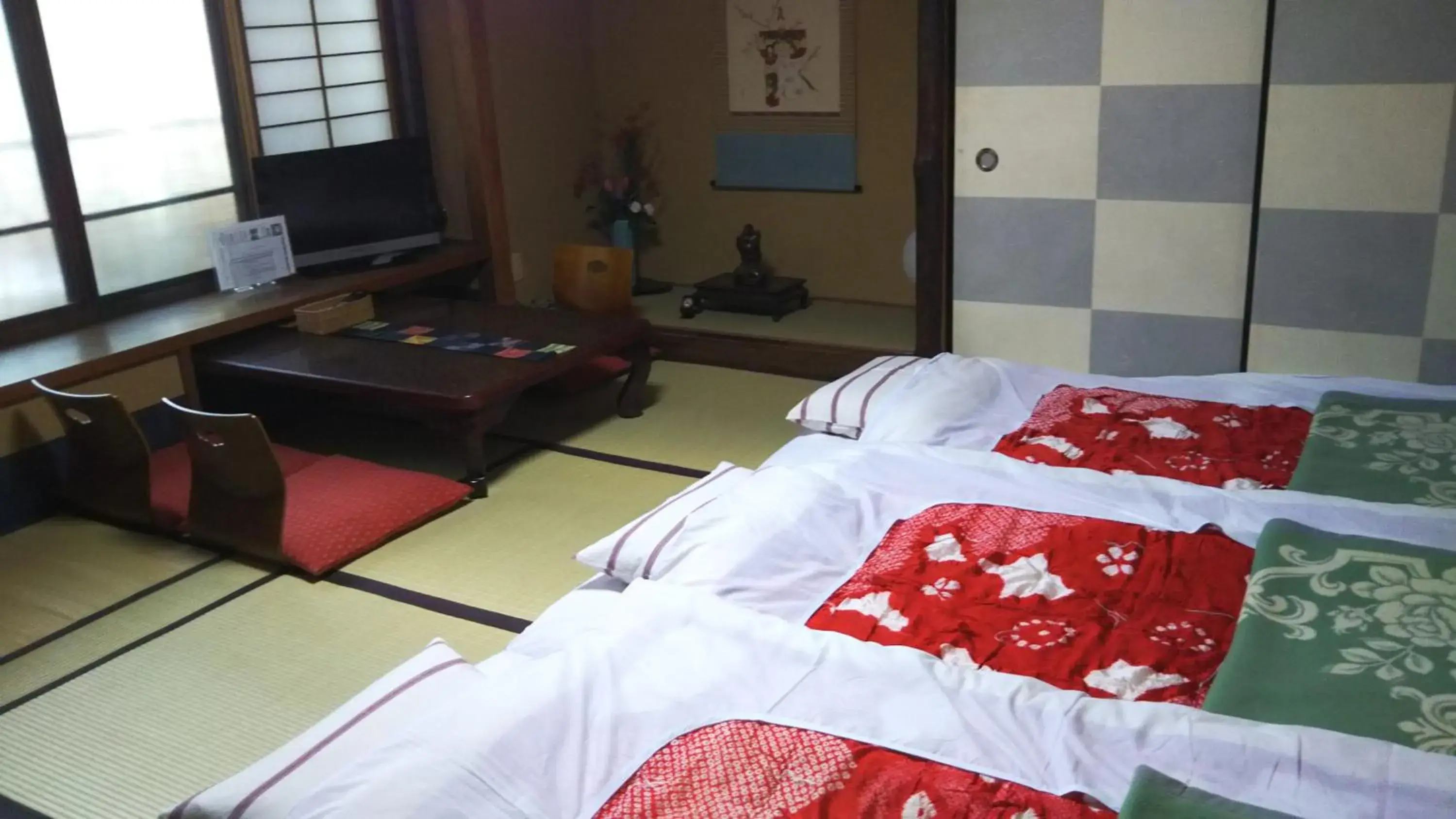 Bed in Ryokan Nakajimaya