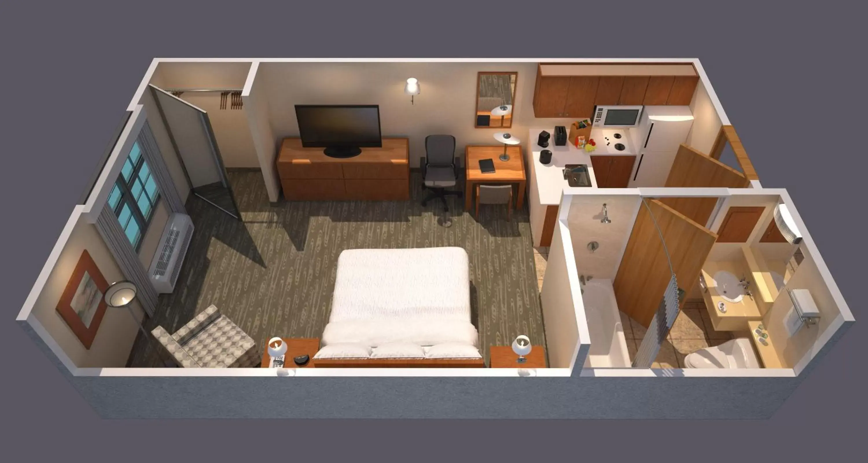 Photo of the whole room, Floor Plan in Executive Residency by Best Western Navigator Inn & Suites