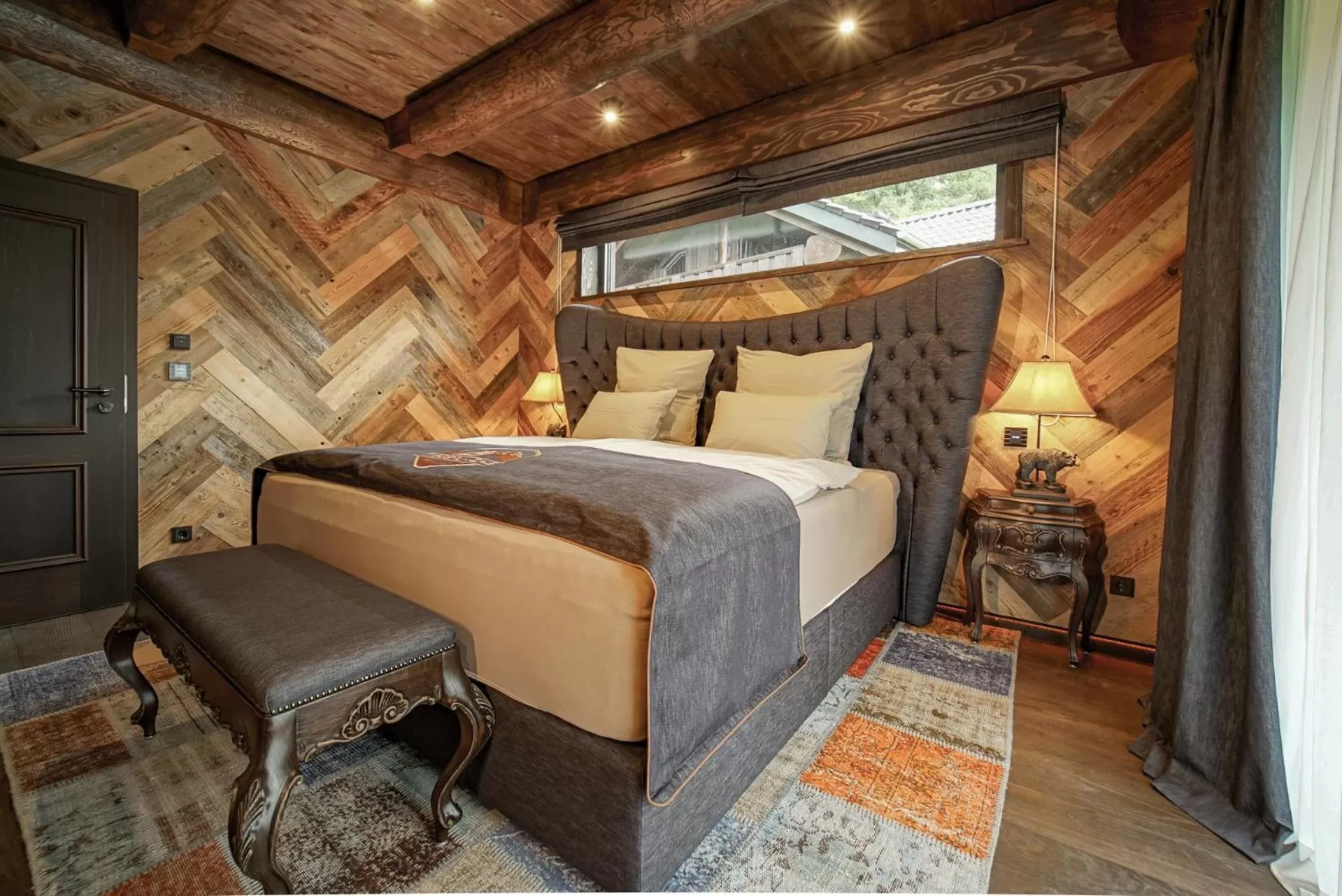 Bed in Timberjacks Siegen Motel