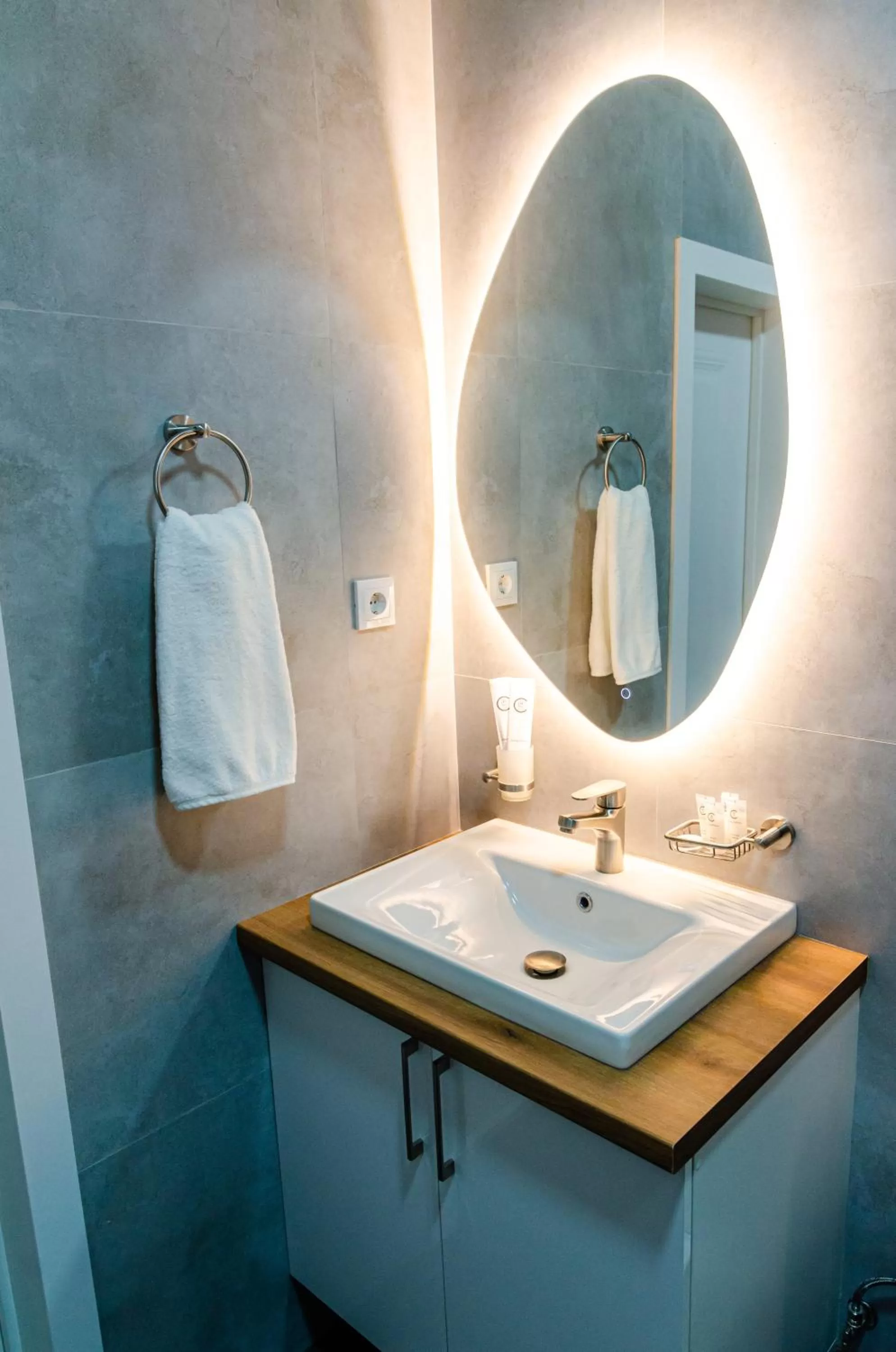 Bathroom in Dosman Hotel Bishkek