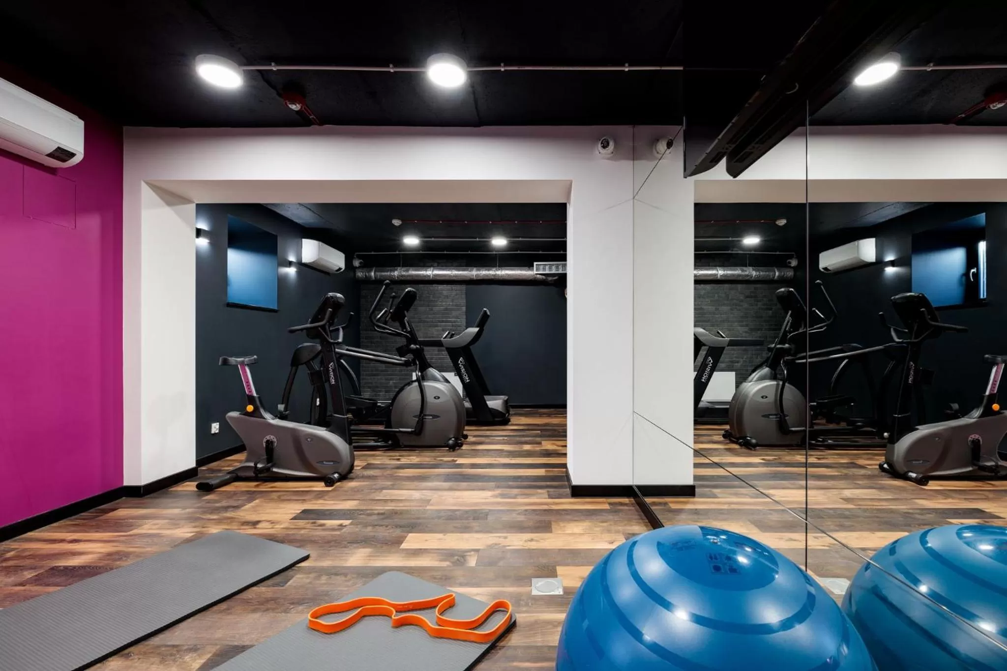Fitness centre/facilities in Hotel Kyriad Stargard