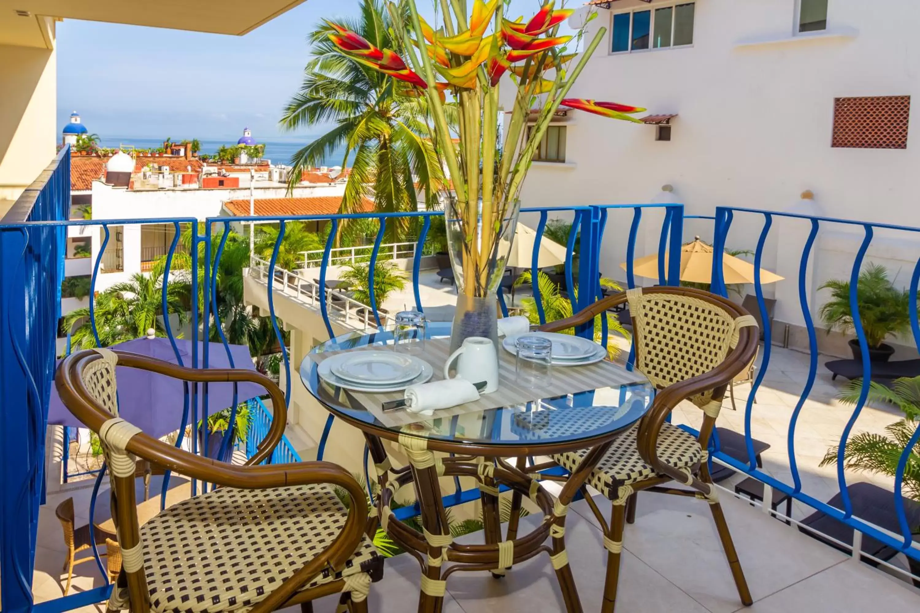 Balcony/Terrace in V Azul Vallarta - Luxury Vacation Rental Adults Only