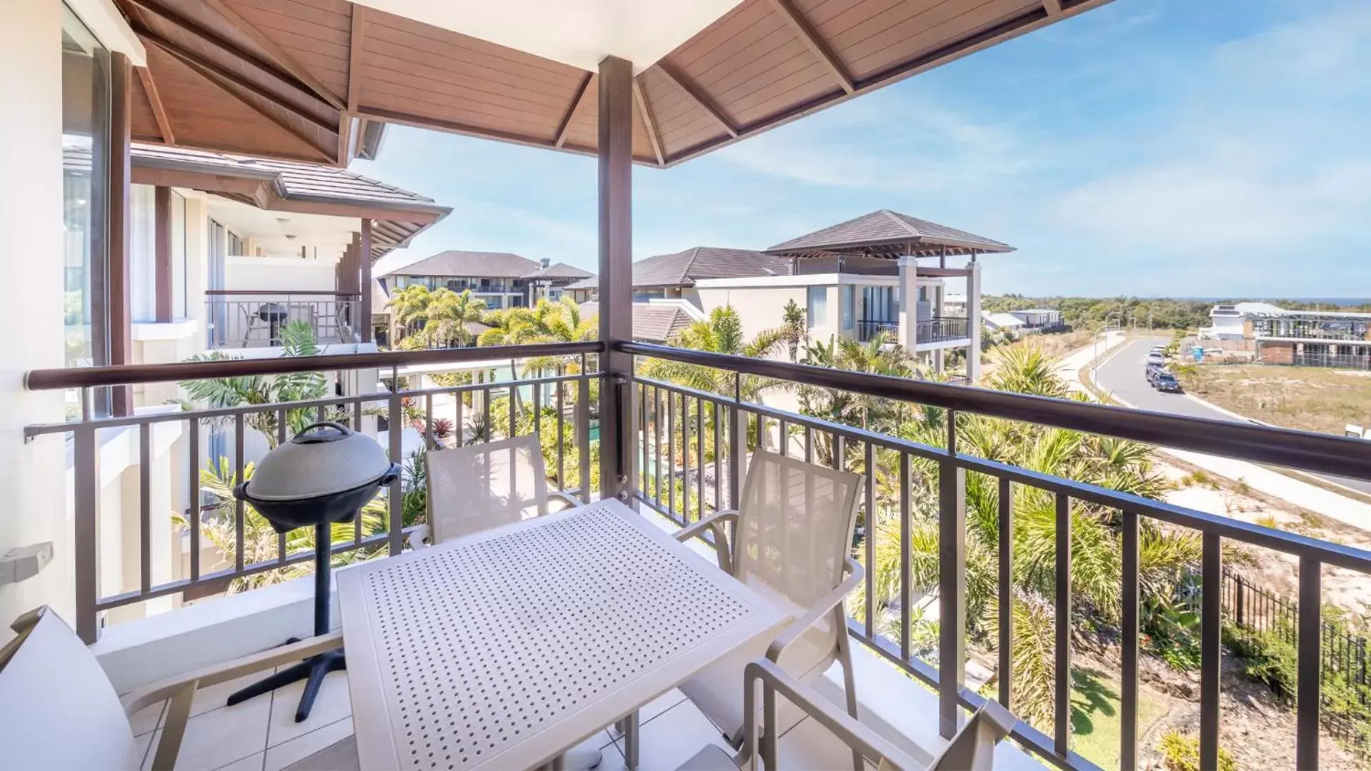 Balcony/Terrace in Oaks Casuarina Santai Resort