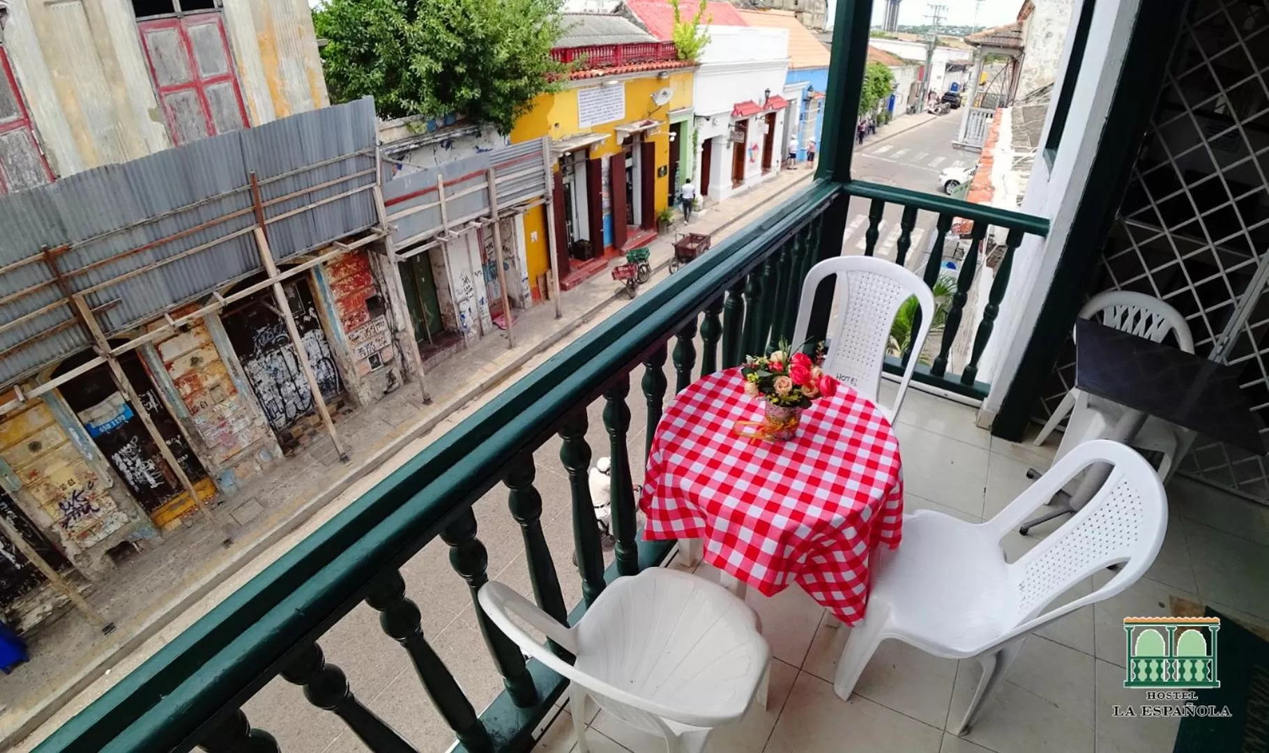 Balcony/Terrace in Hostal La Española de Getsemani