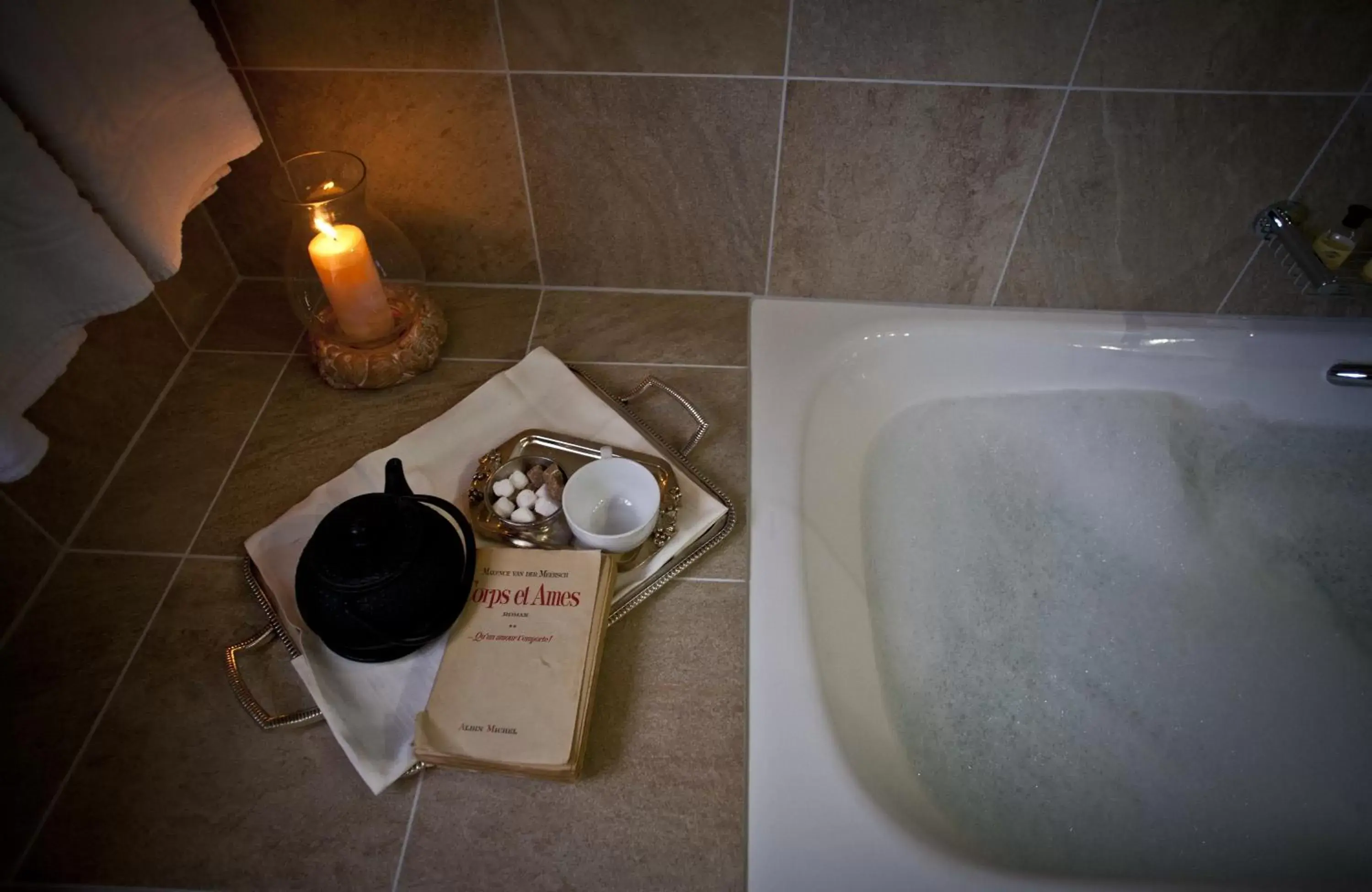 Bathroom in Auberge du Raisin