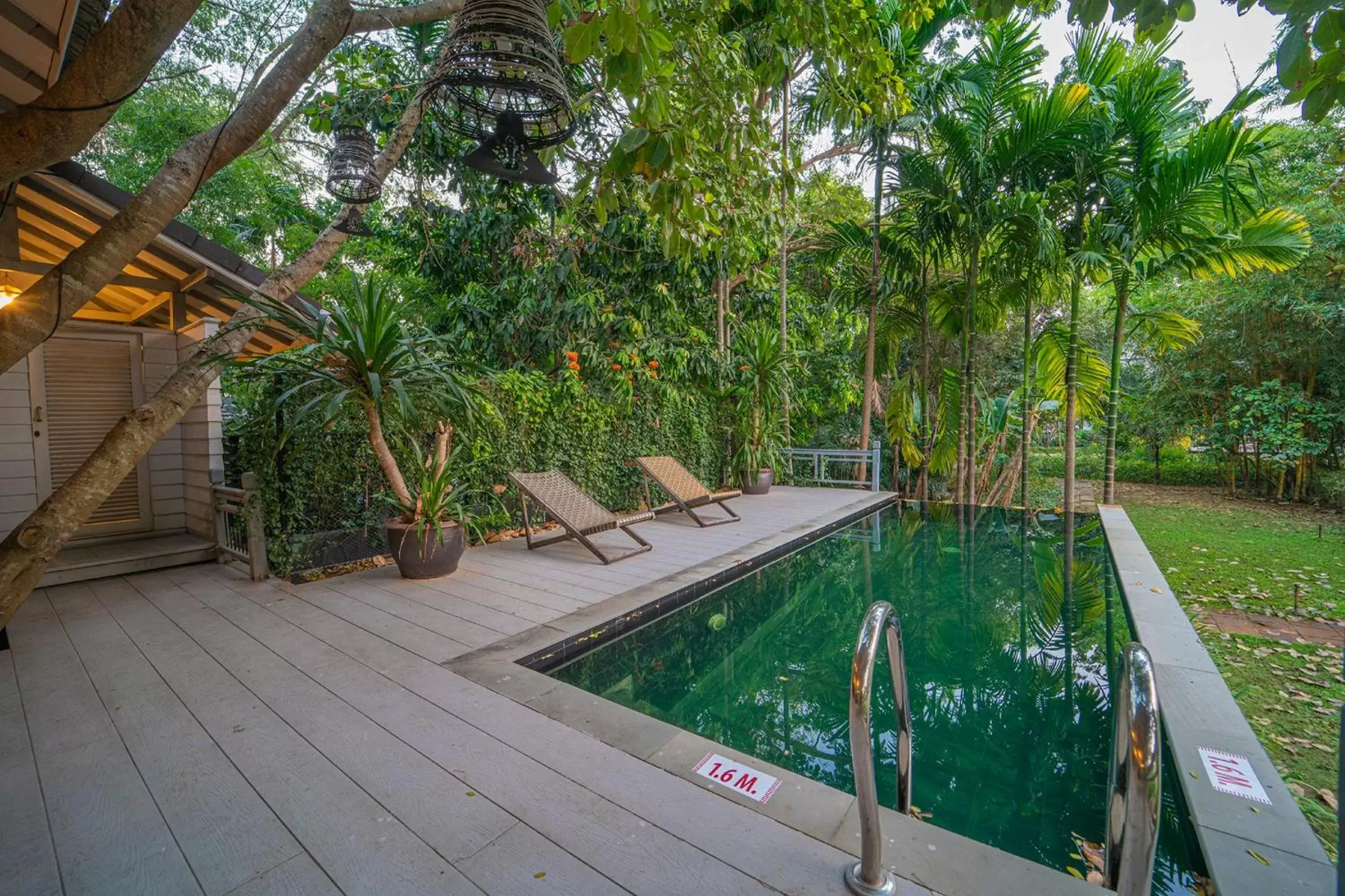 Pool view in Baan Suan Residence เฮือนพักบ้านสวน Pool view in Baan Suan Residence เฮือนพักบ้านสวน