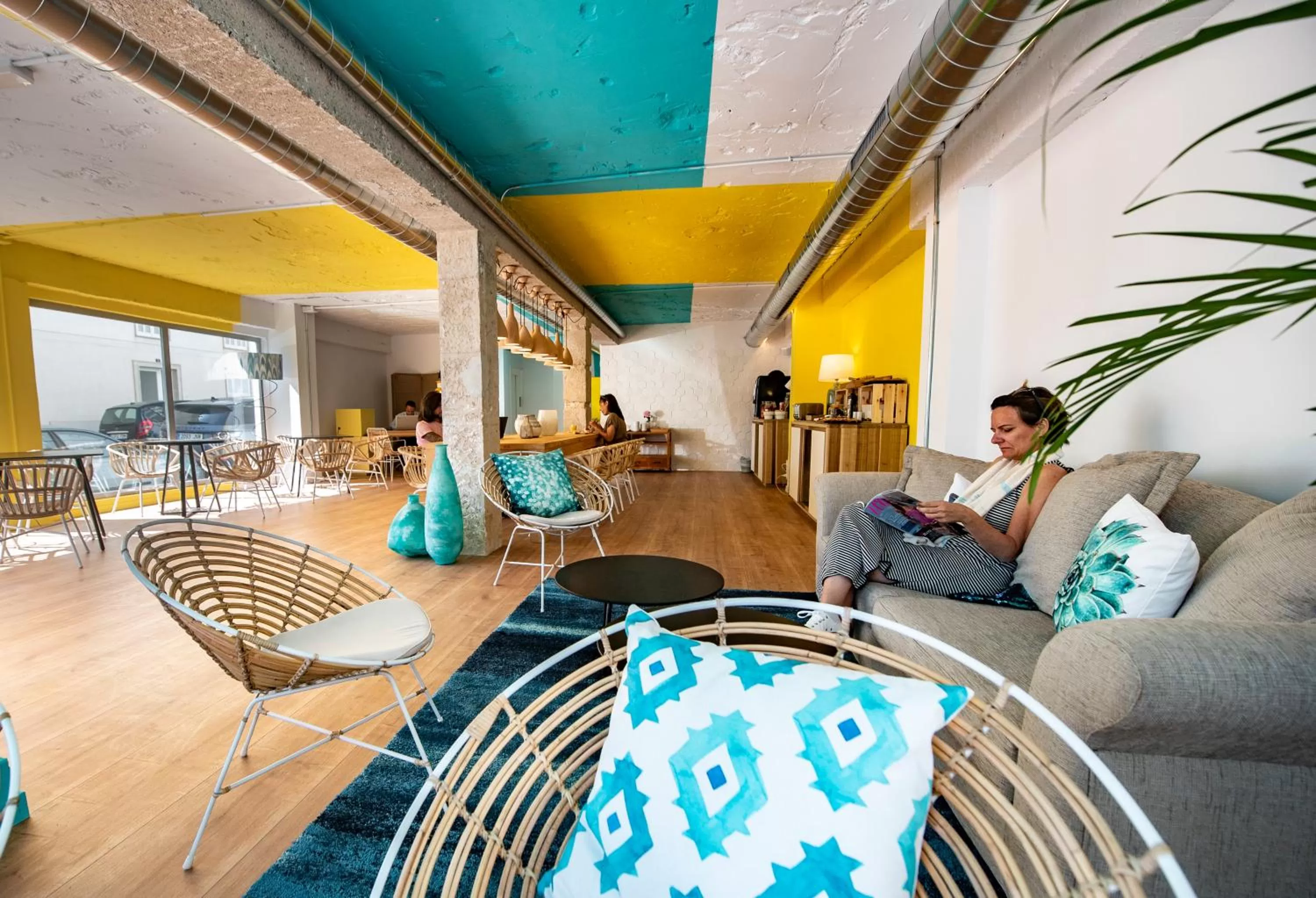 Living room in Hostal Blanca