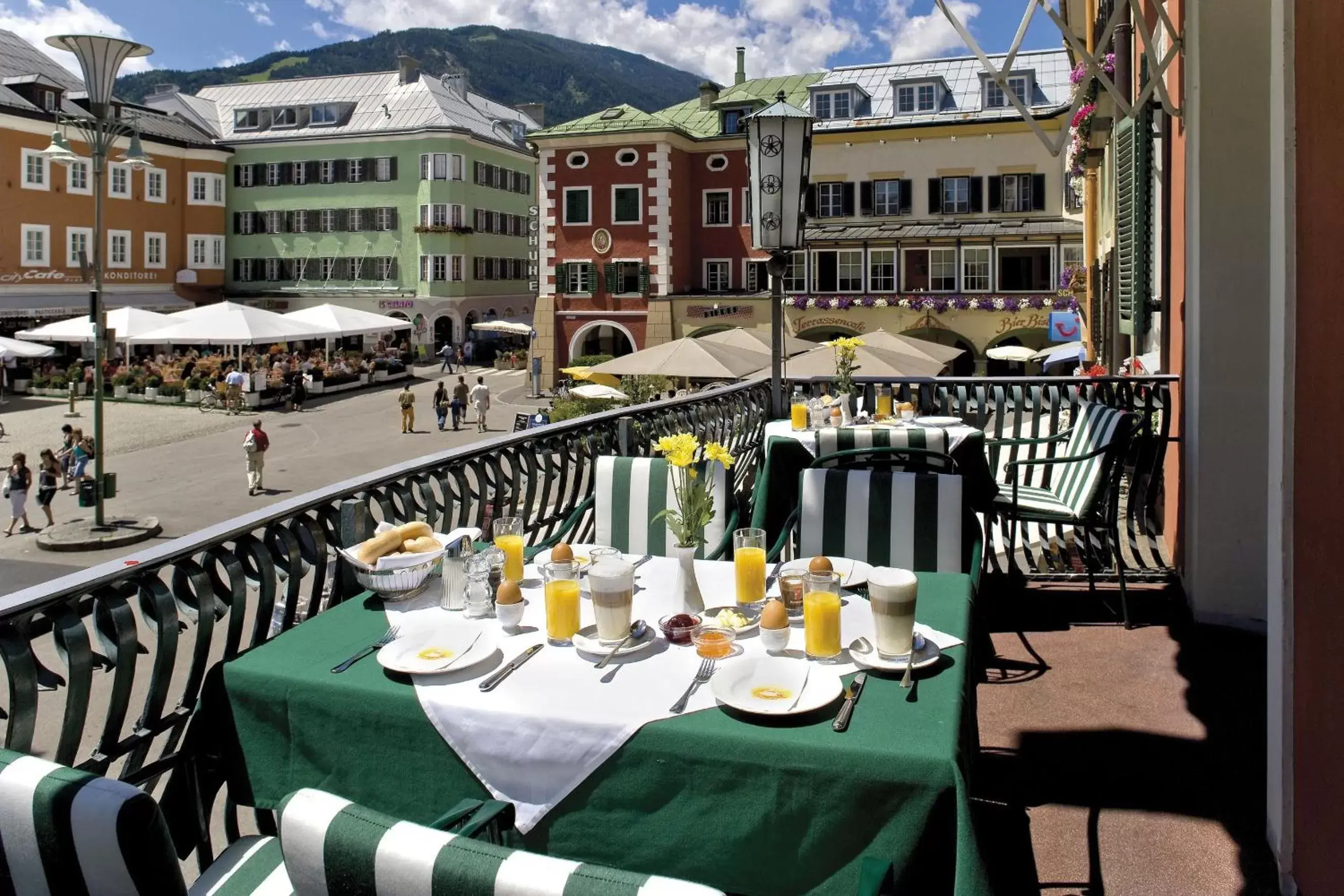 Balcony/Terrace in Vergeiner's Hotel Traube