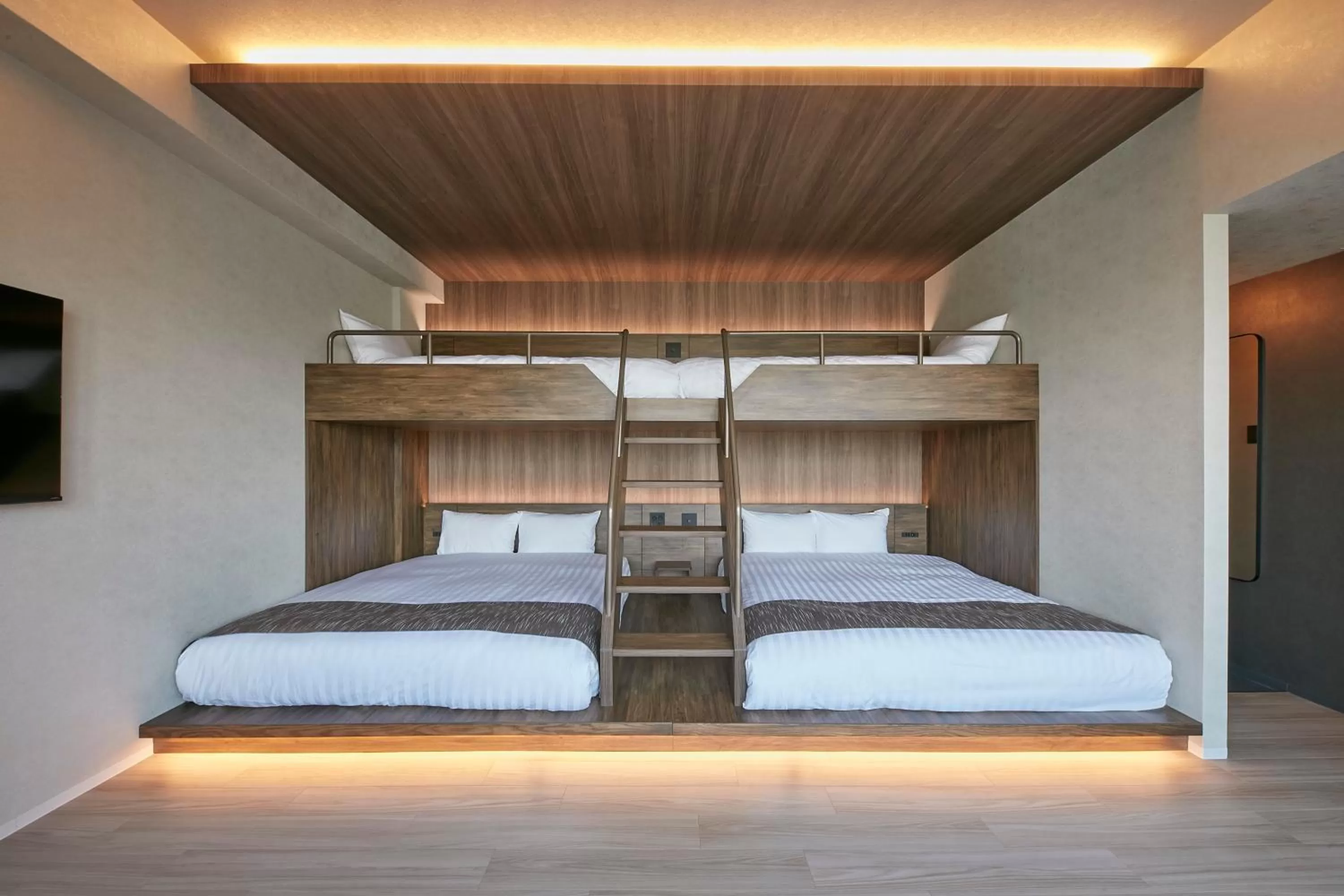 Photo of the whole room, Bed in fav KUMAMOTO