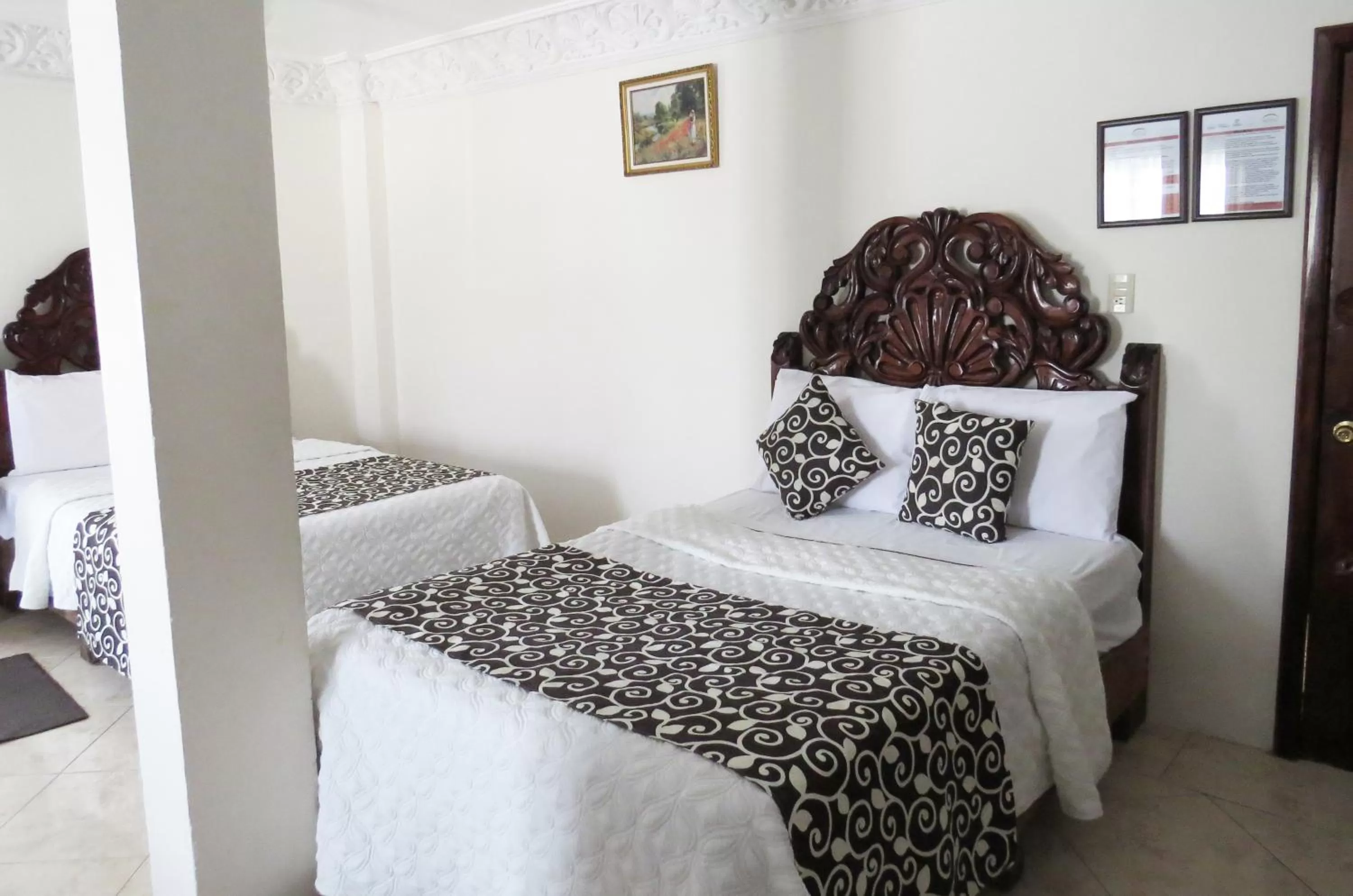 Bed in Hotel Royal Puebla